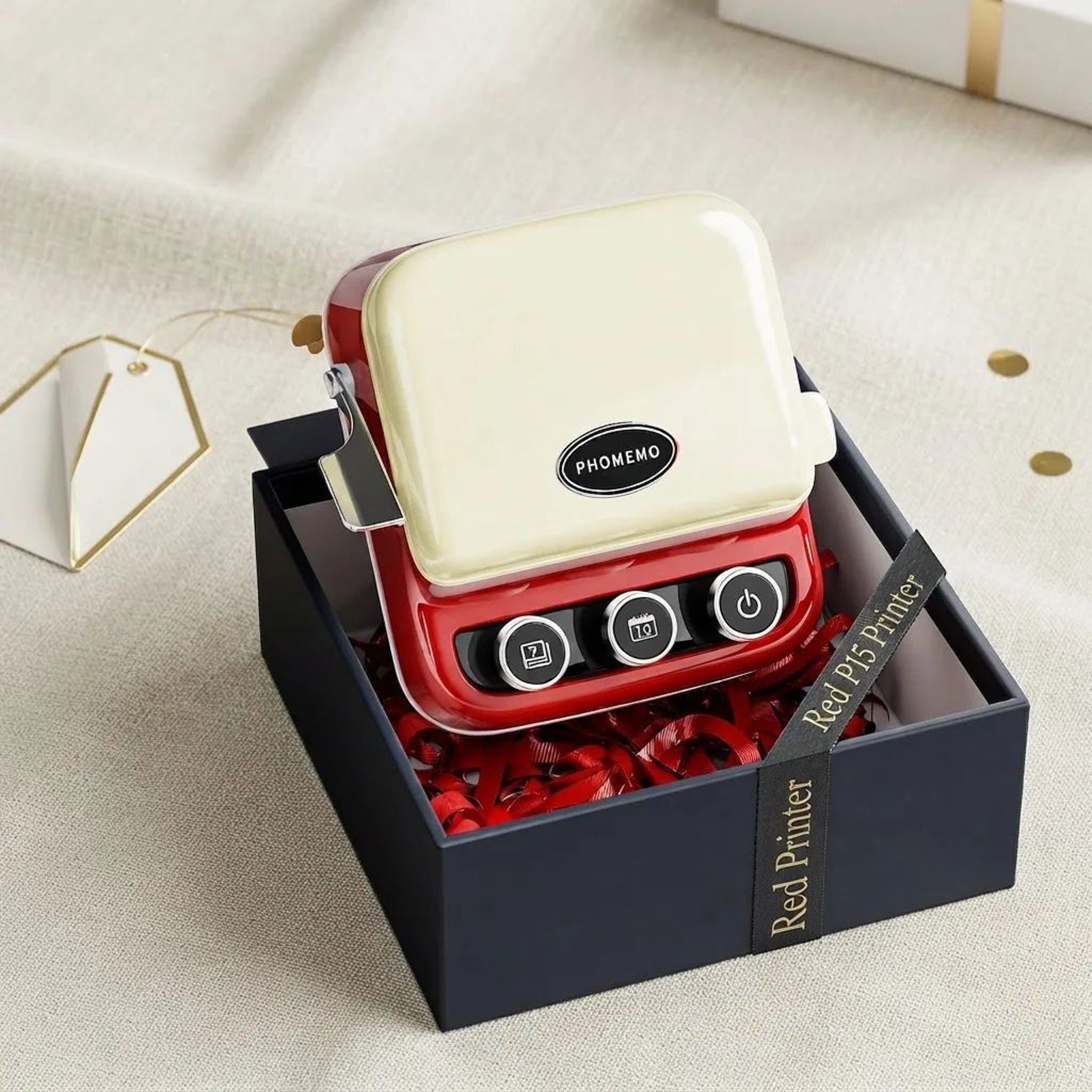 P15 Mini Bluetooth Label Maker With Ribbon Printing And Custom Templates 6