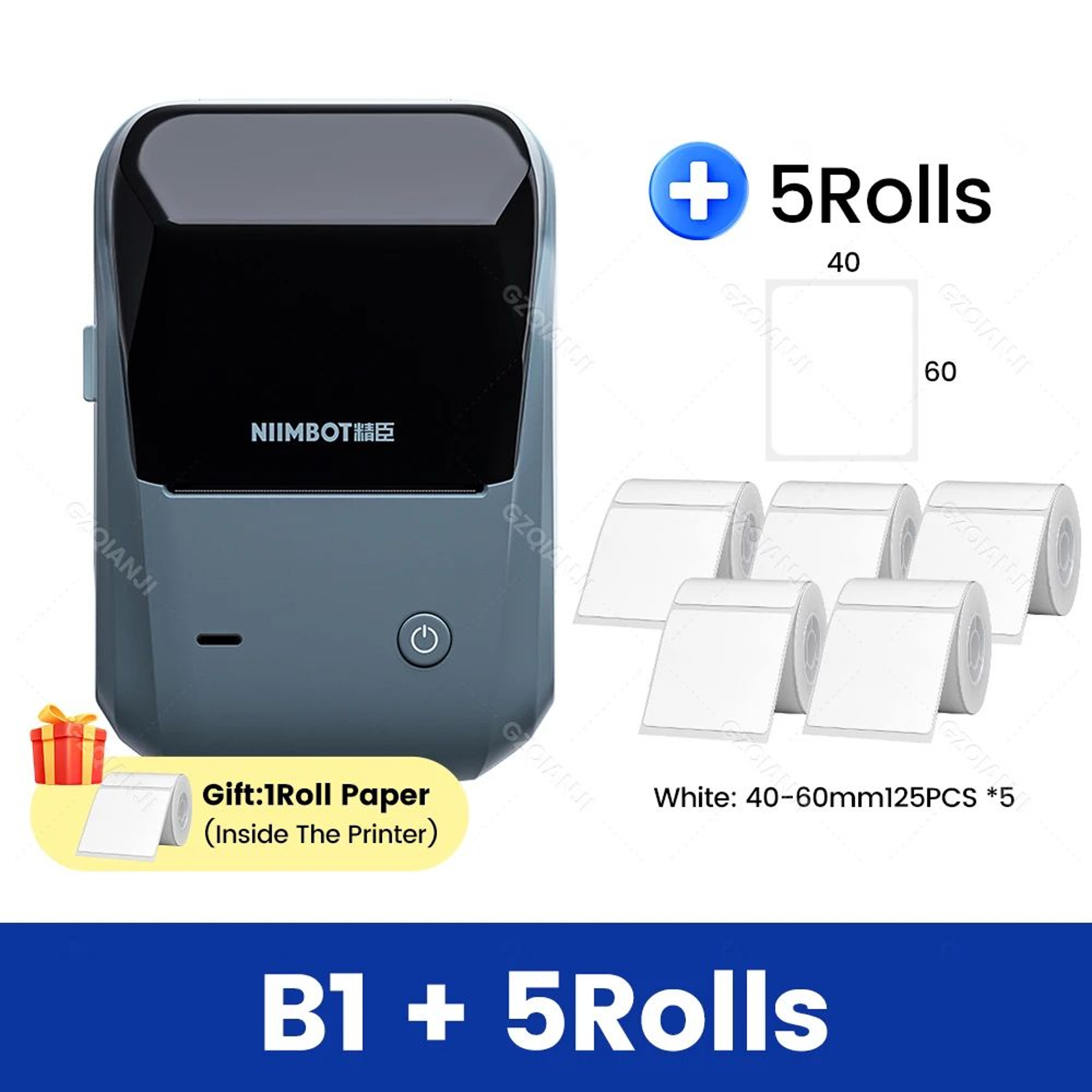 B1 Portable Bluetooth Thermal Label Printer For Barcode And Sticker Printing 10