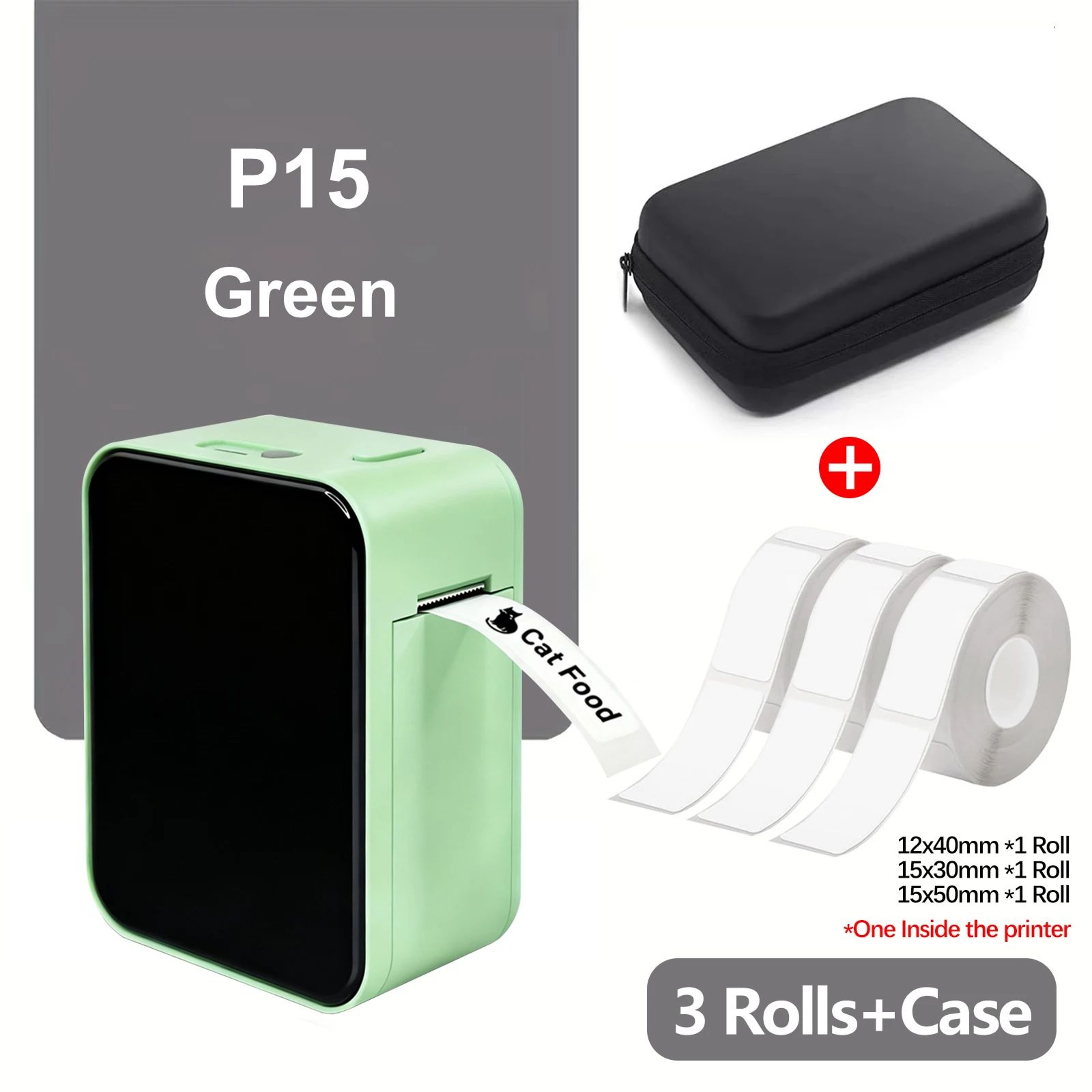 Mini Portable Thermal Label Printer With SelfAdhesive Stickers 11