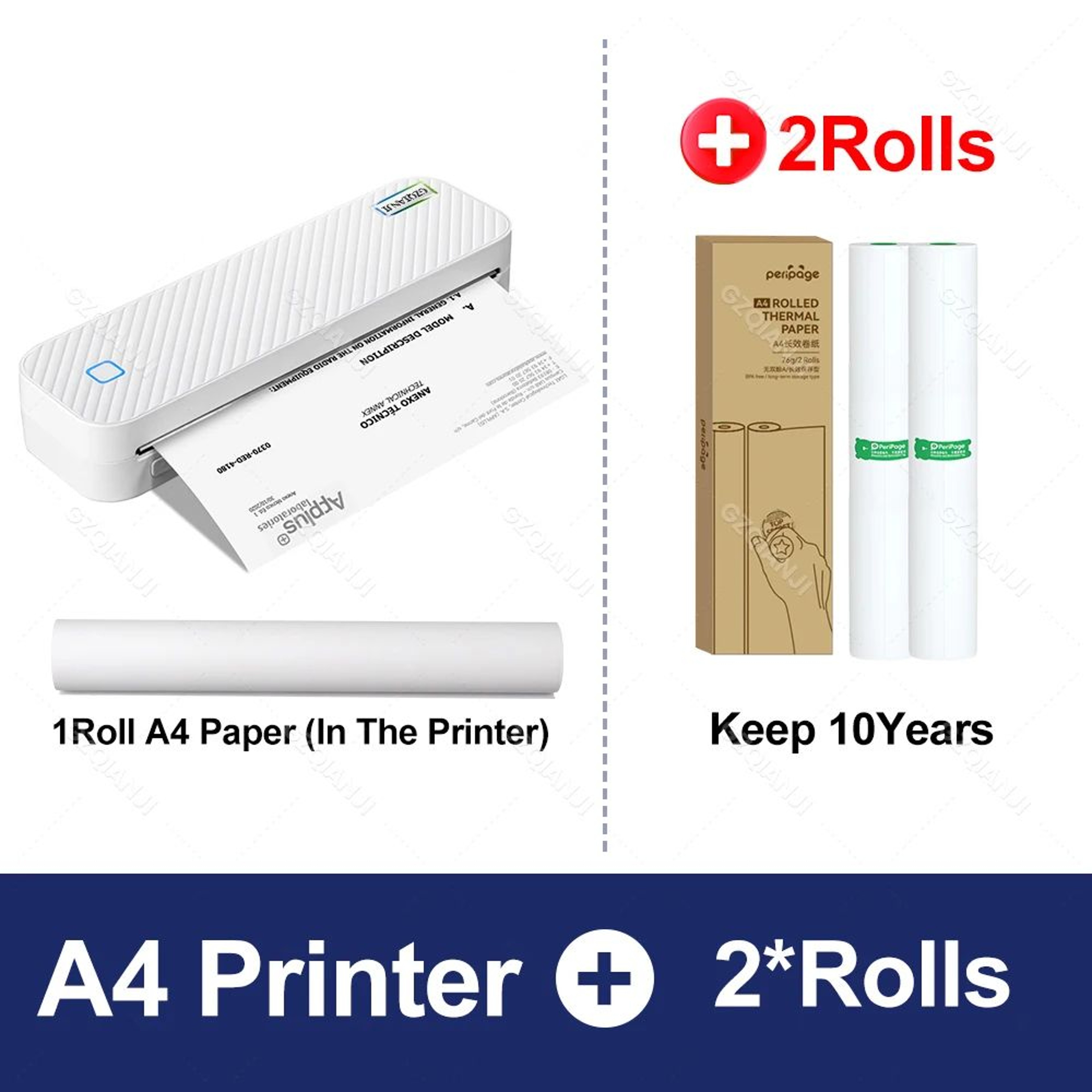 Portable A4 Wireless Bluetooth Thermal Printer For Documents And Photos 9