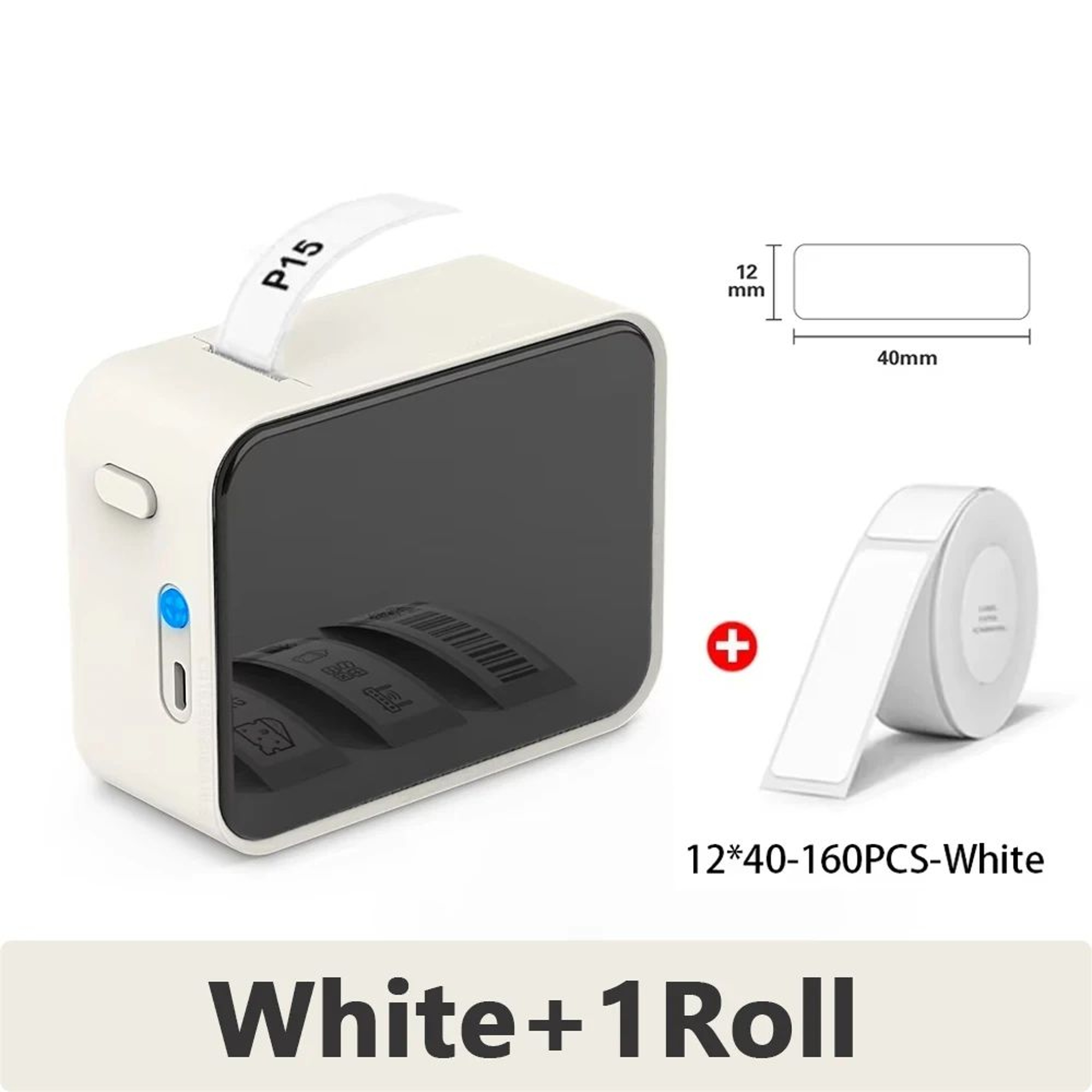 P15 Mini Bluetooth Thermal Label Printer Portable Sticker Maker For Home And Office 7