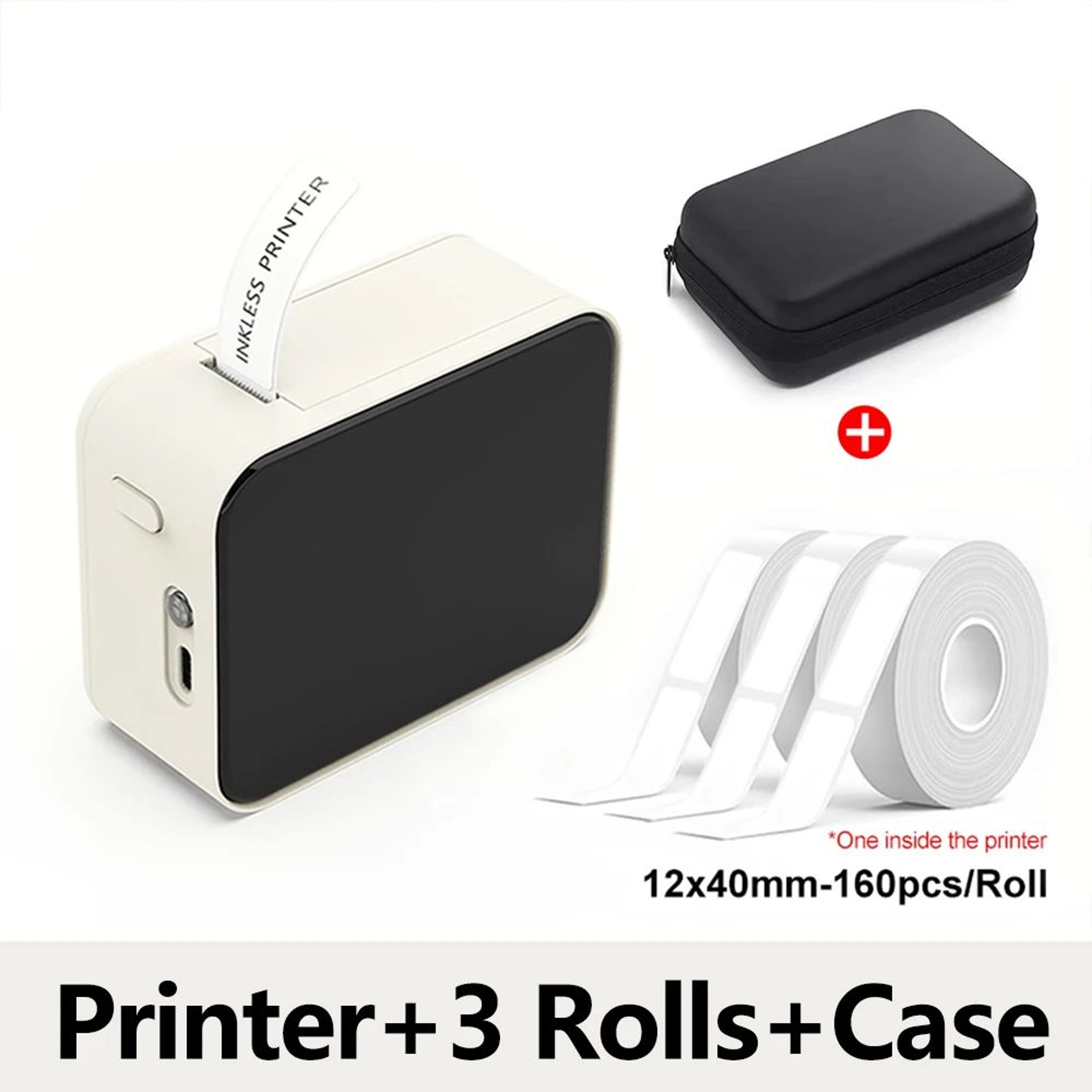 Portable Mini Thermal Label Printer With Inkless SelfAdhesive Sticker Printing 6