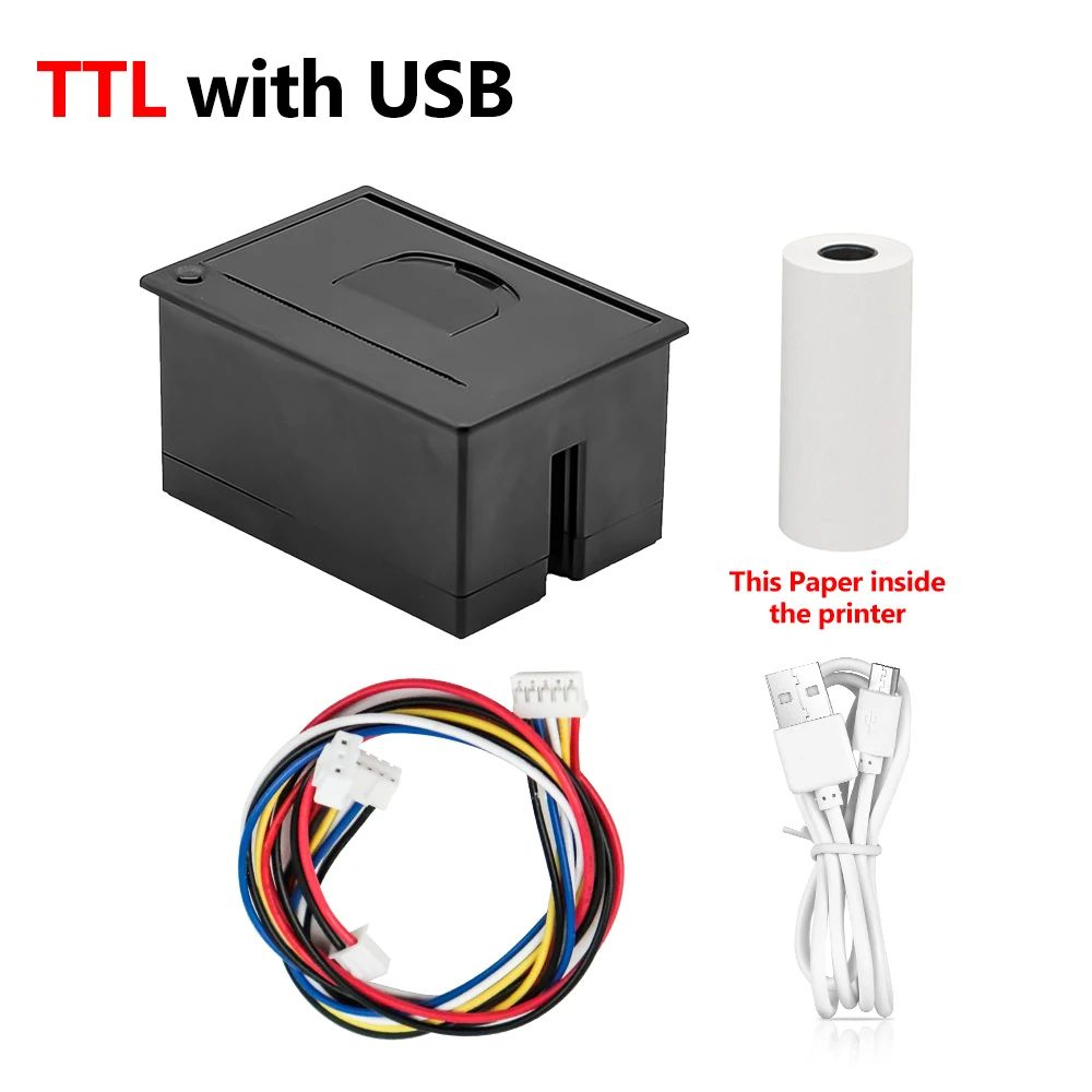 58mm Mini Embedded Thermal Receipt Printer With USB TTL RS232 Interface 9