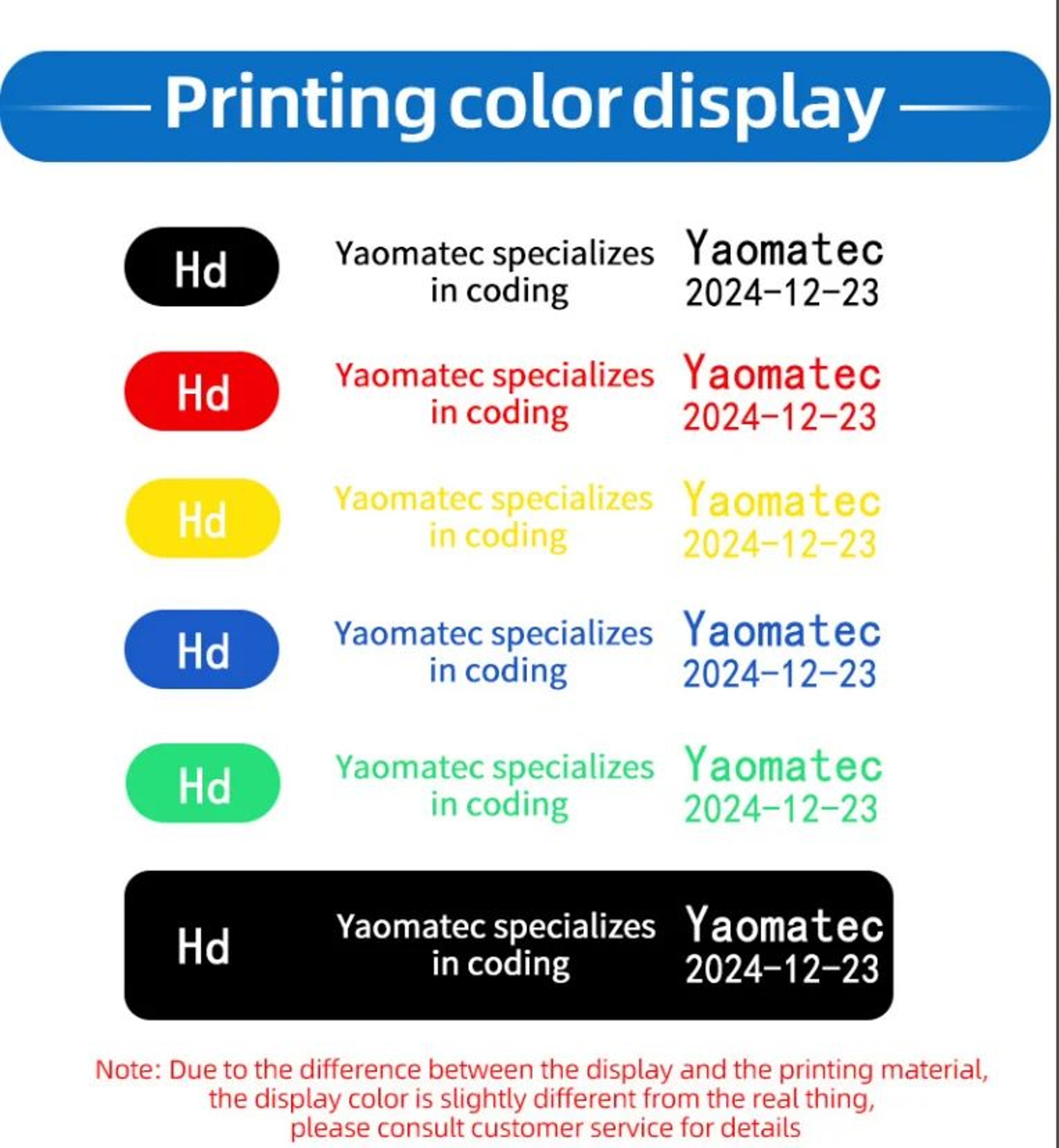 127mm Portable Handheld Inkjet Printer For QR Codes Barcodes And Date Coding 3