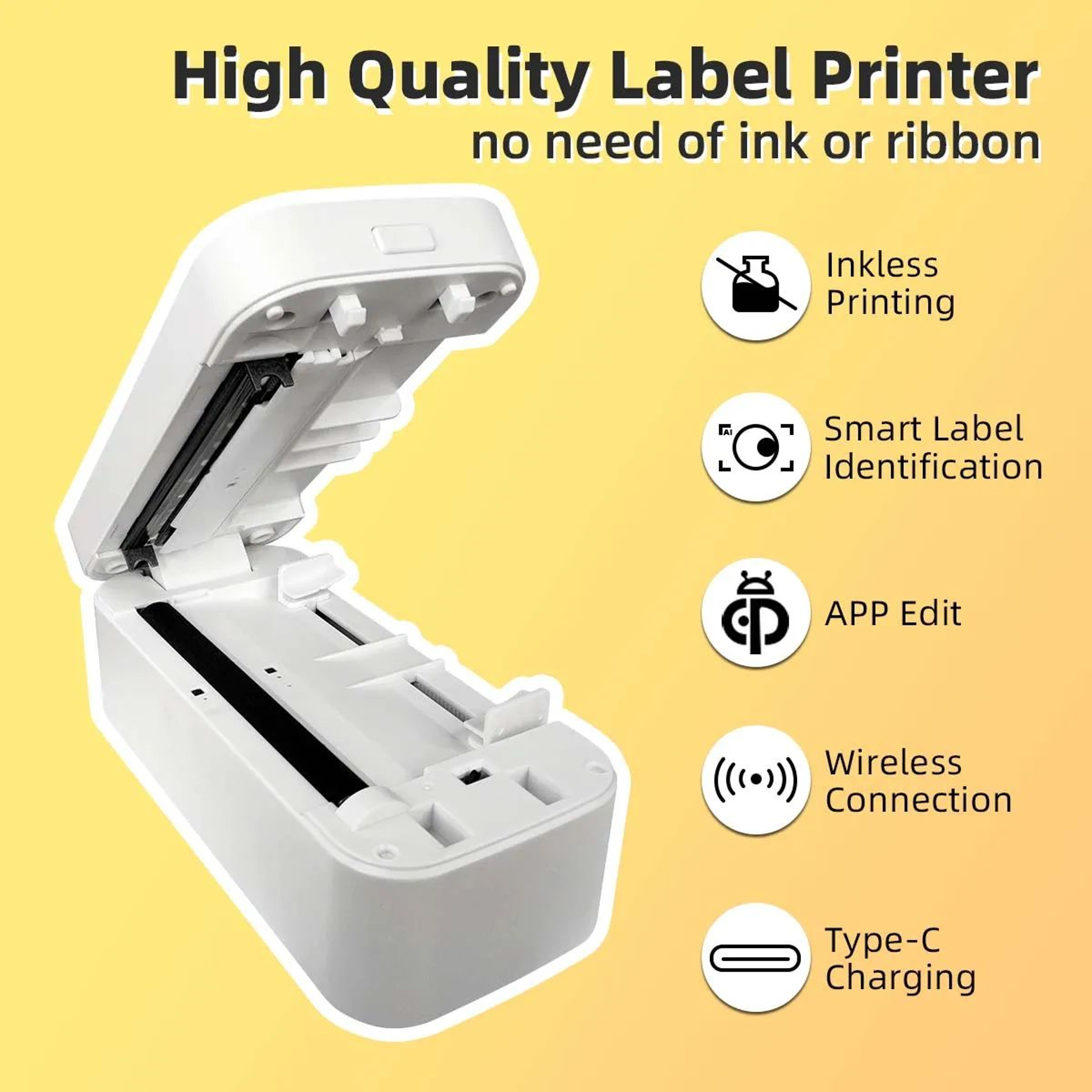 4x6 Inch Bluetooth Thermal Shipping Label Printer For Small Business 3