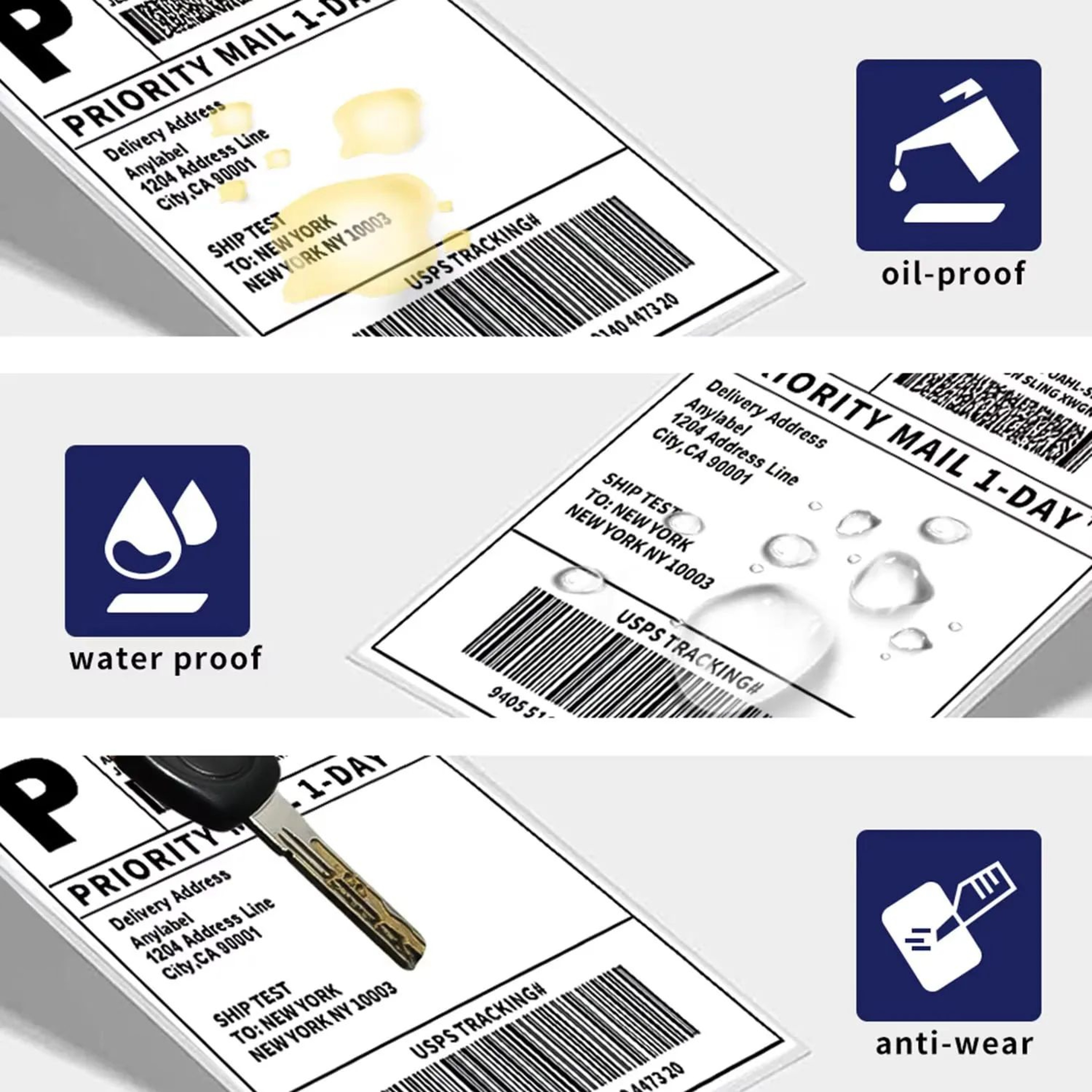 4x6 Inch Thermal Shipping Labels SelfAdhesive Barcode Printer Paper 5