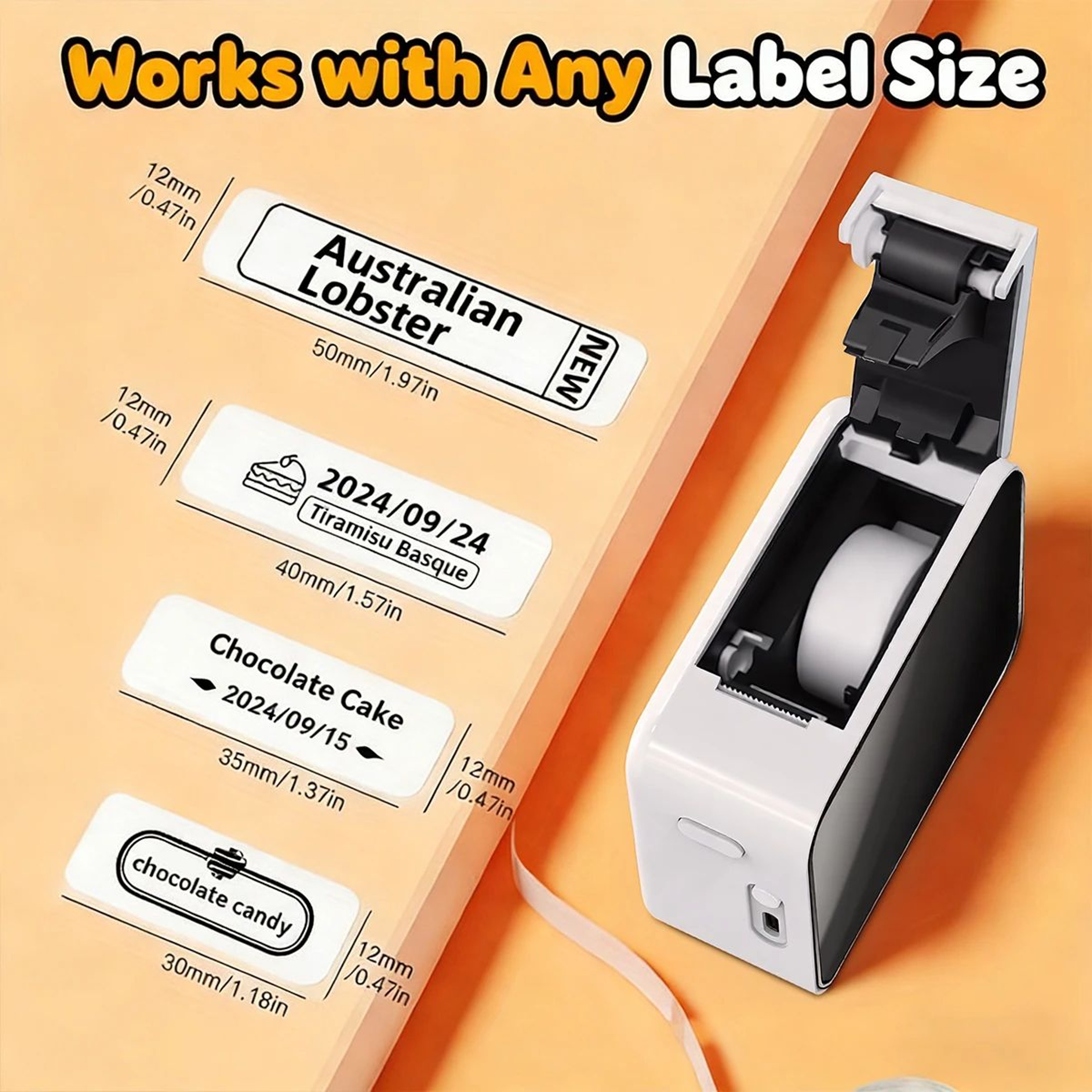Portable Bluetooth Thermal Label Printer For Home And Office Organization 4