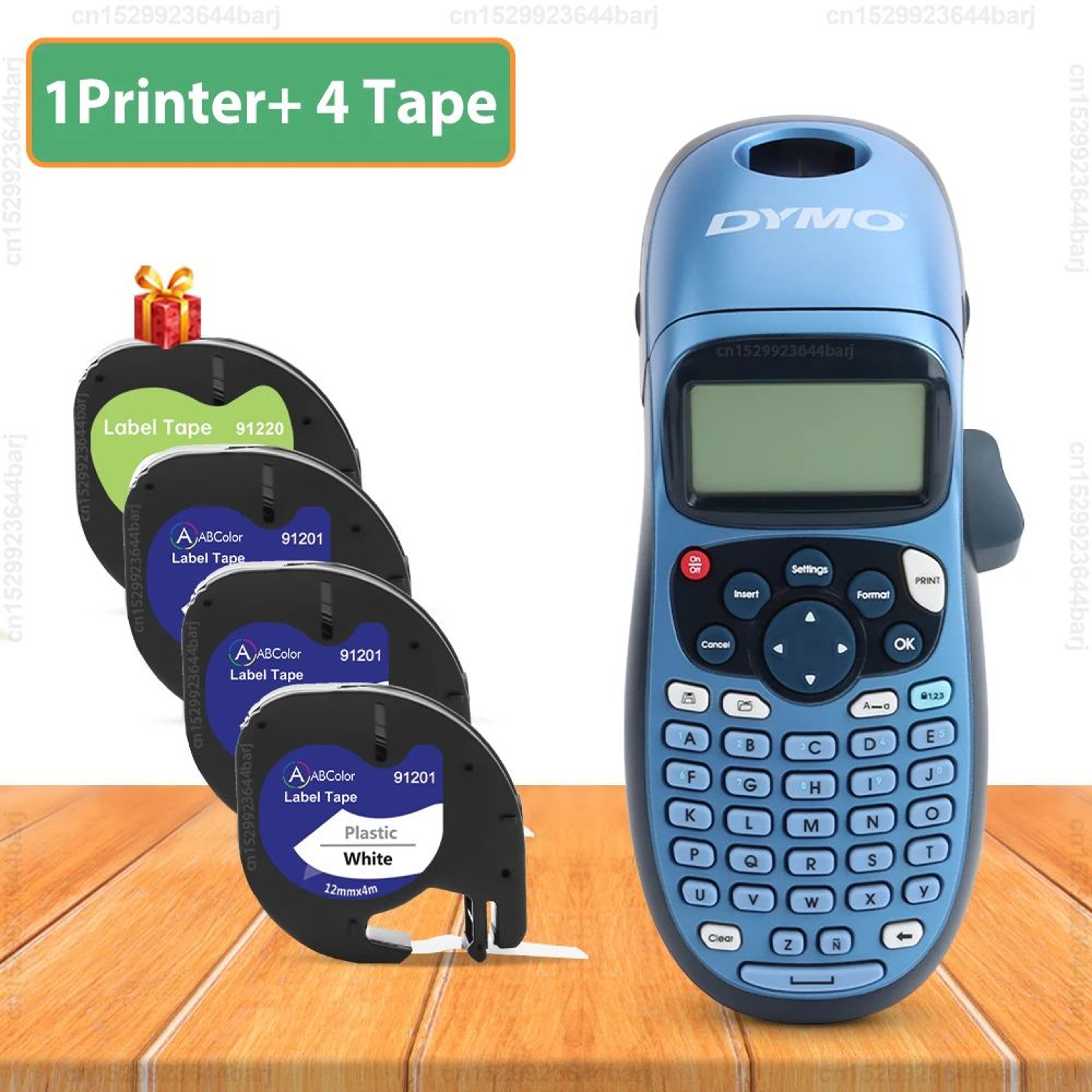 Portable Handheld Label Maker With Adhesive Label Tape For Home And Office Organization 7