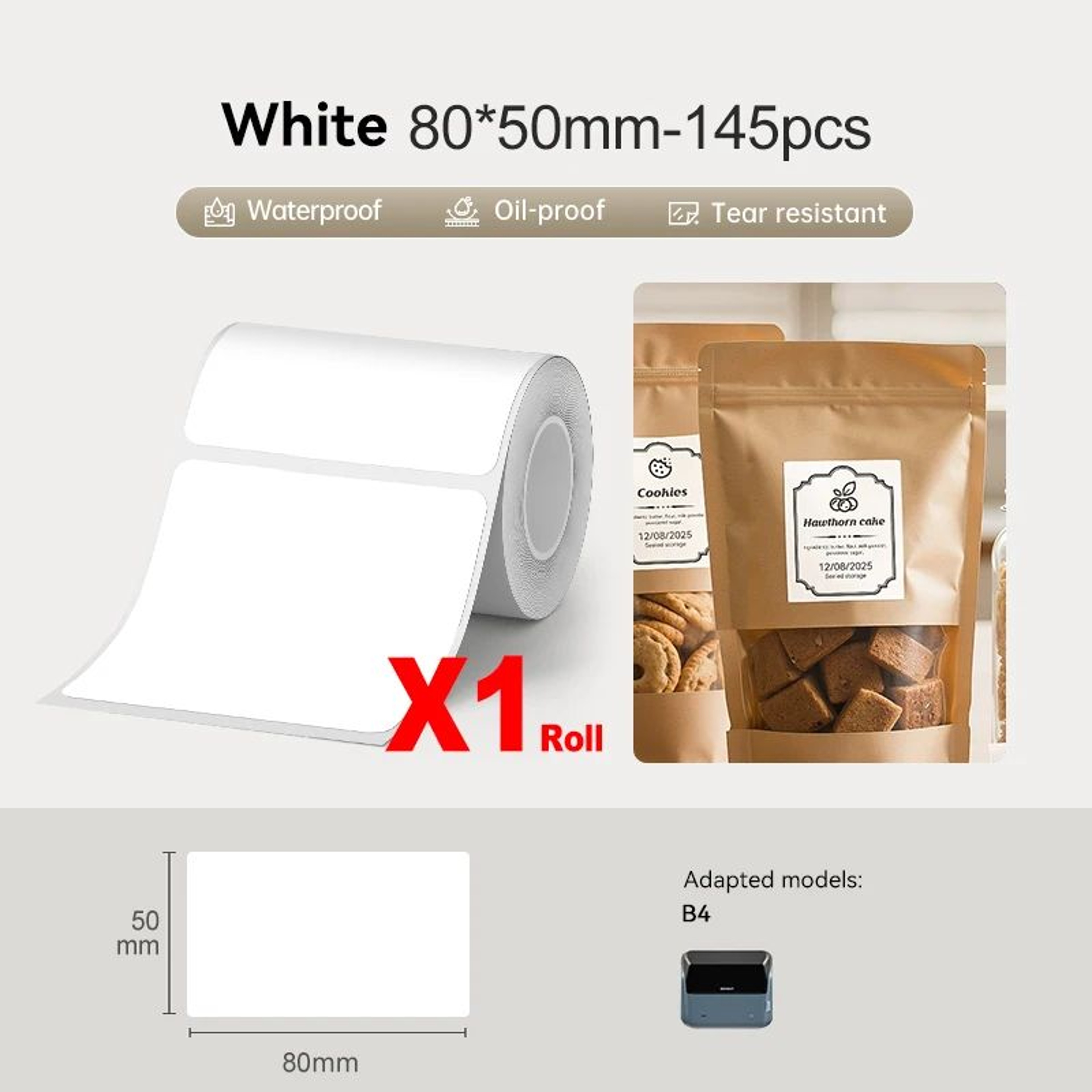 Large SelfAdhesive Thermal Printer Labels For Barcode And Retail Price Tags 9
