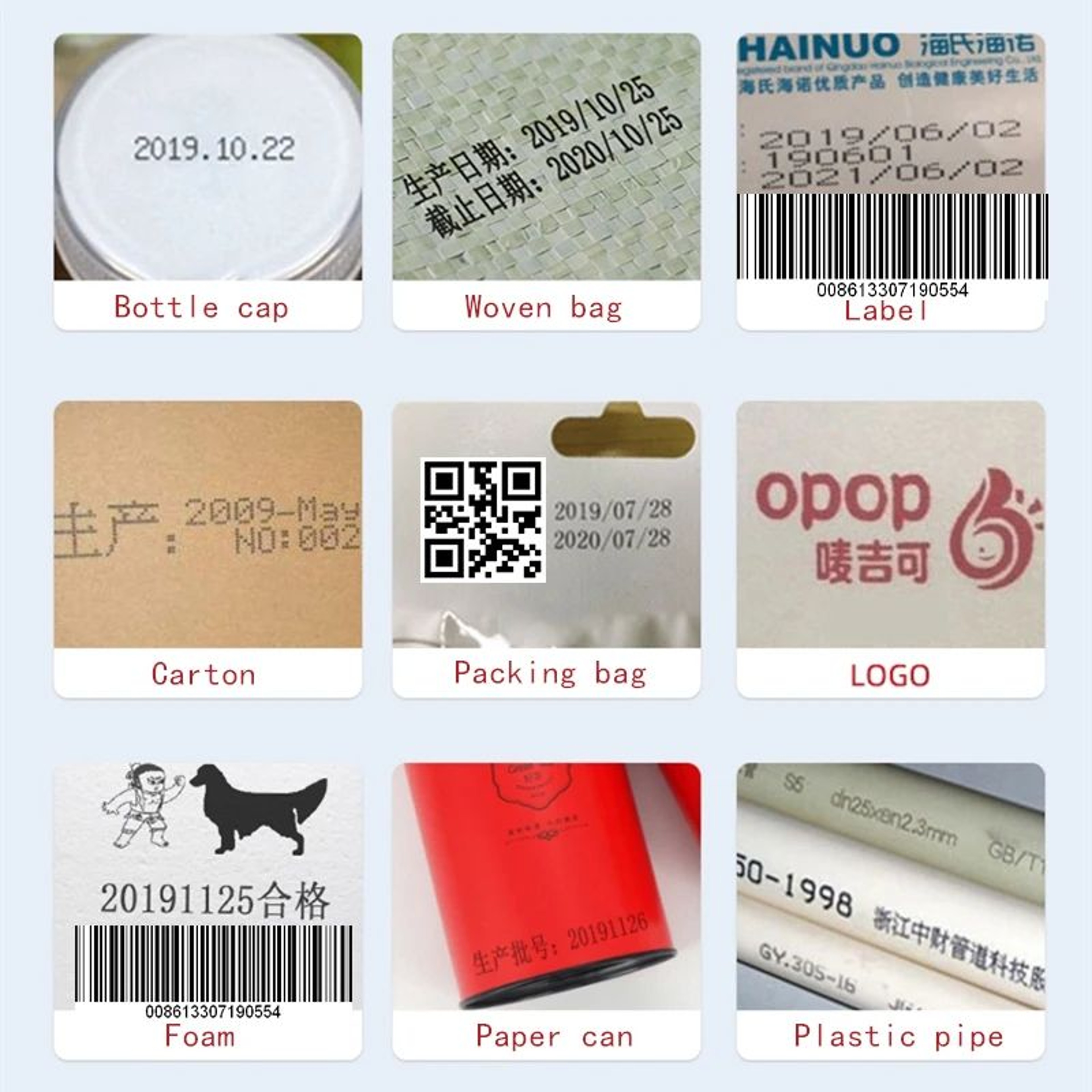 127mm Automatic Inkjet Coding Printer With 25 Languages For Packaging And Logo Printing 2