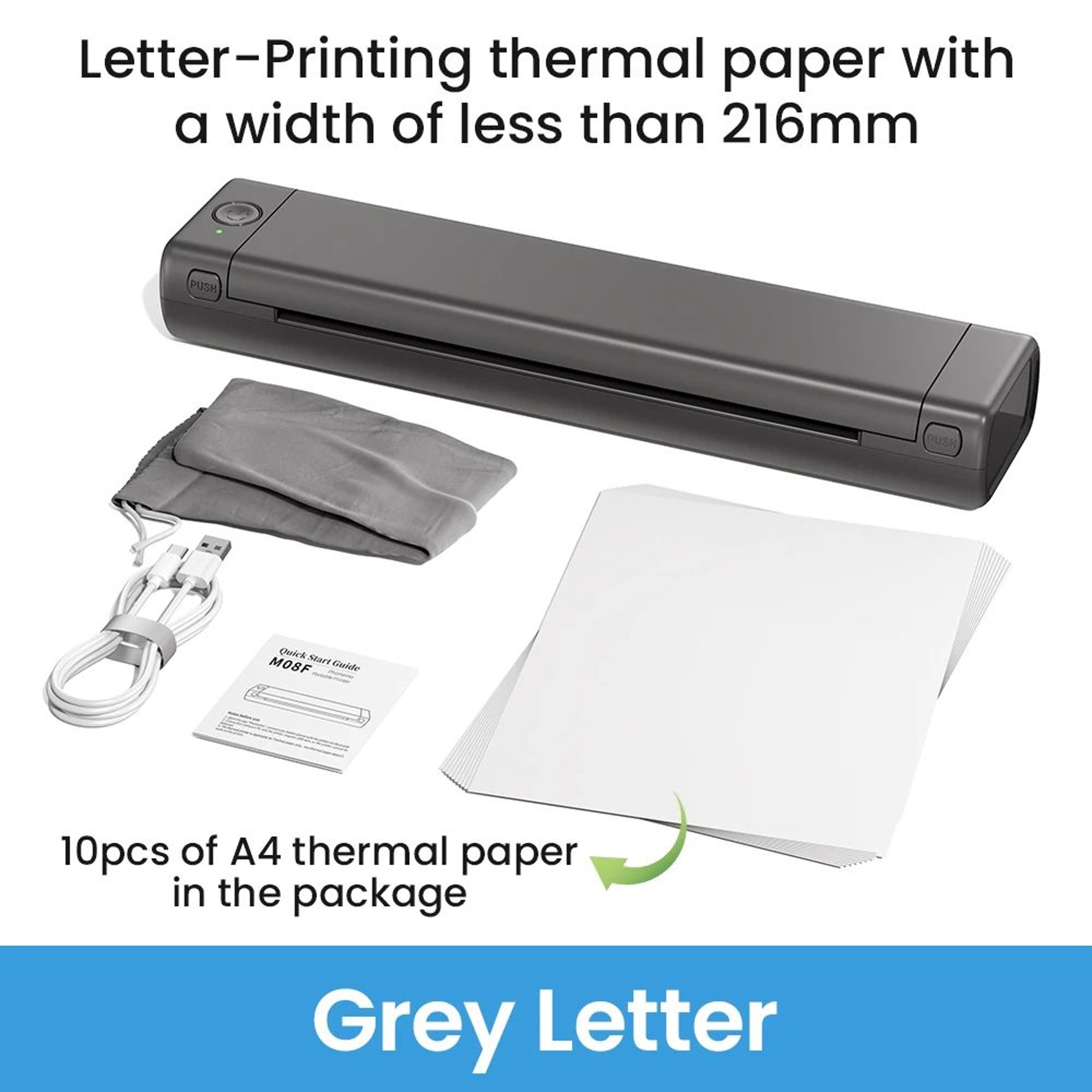 Portable A4 Wireless Bluetooth Thermal Printer For Phone And PC 18
