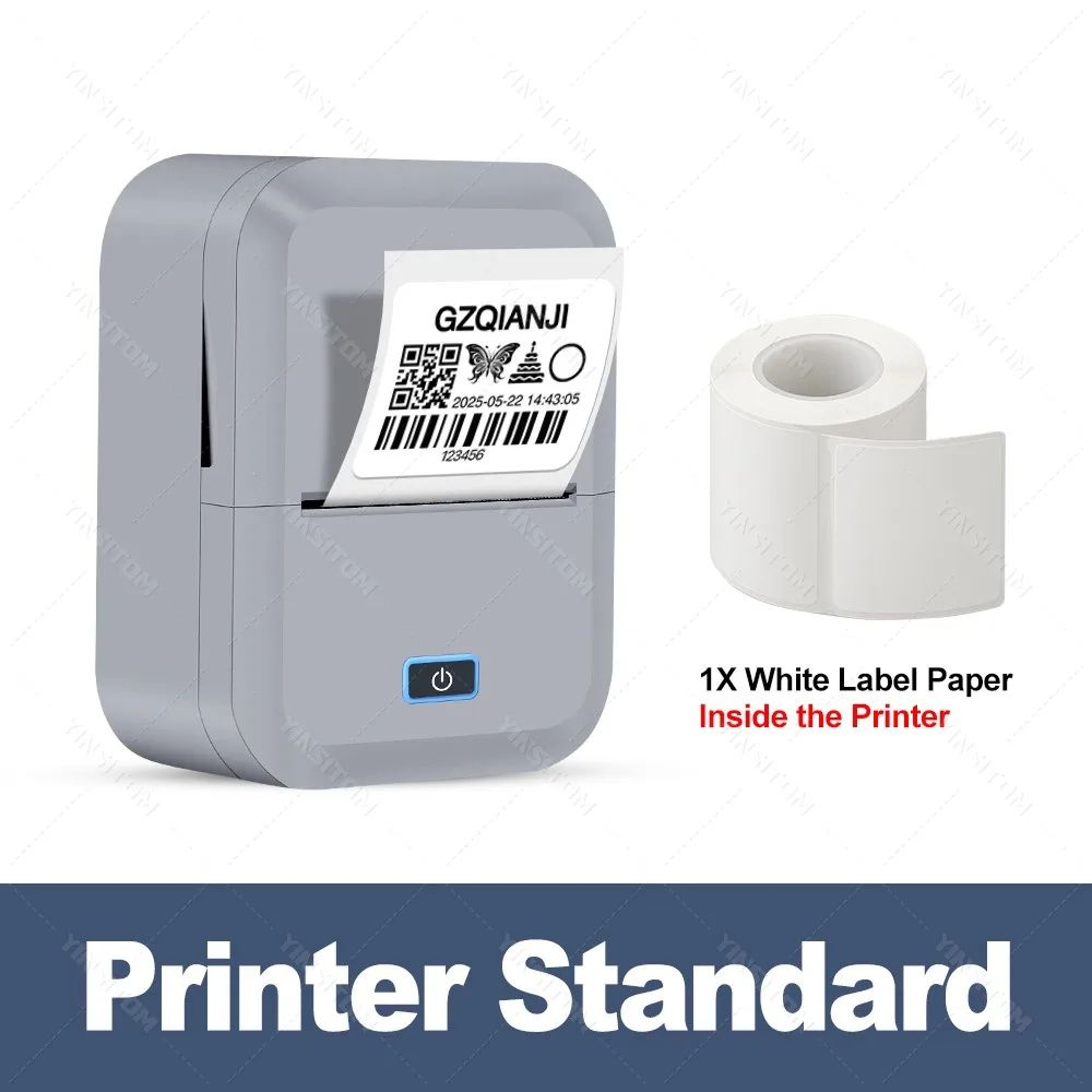 Wireless Bluetooth Thermal Label Printer 2050mm For Barcode And Organization 5