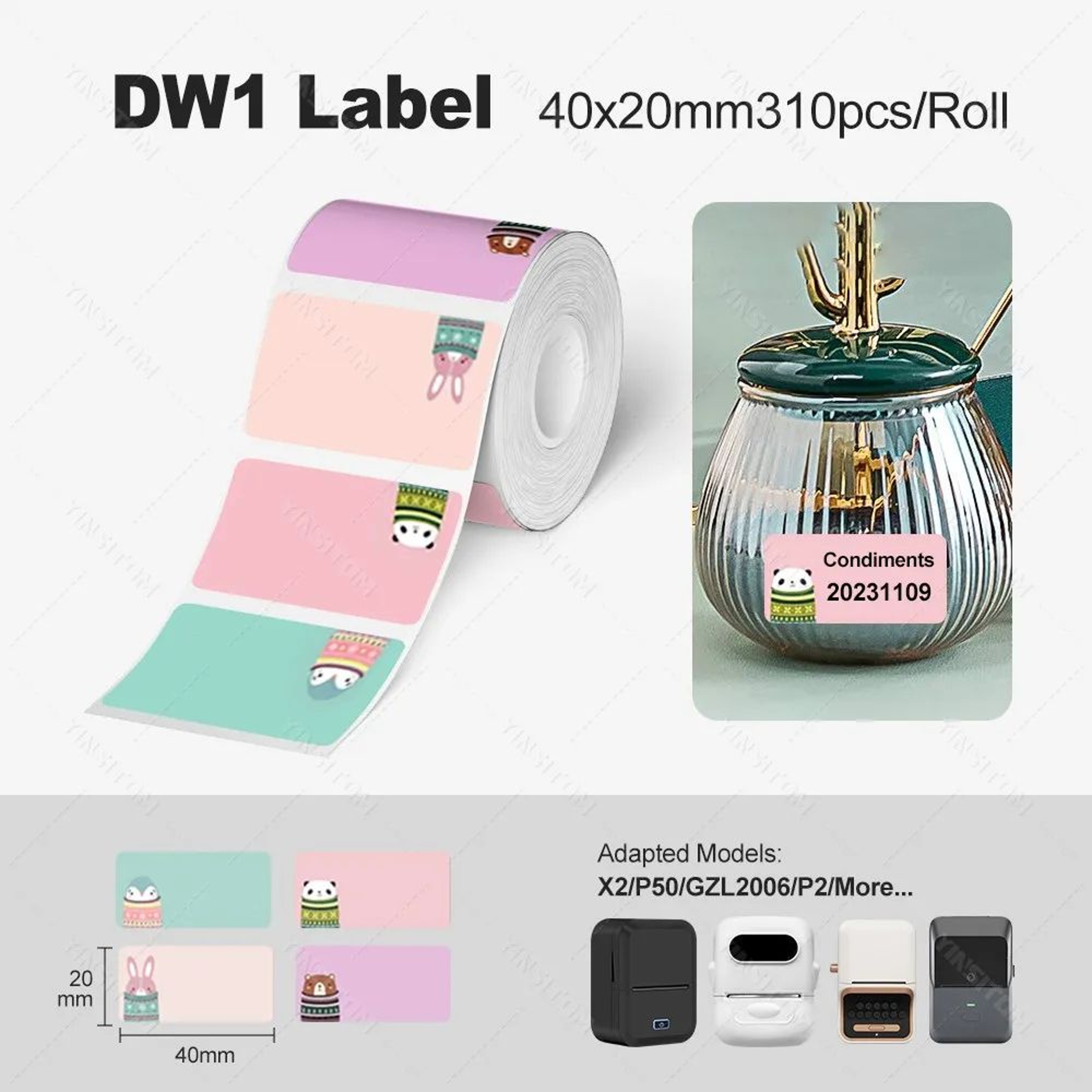 Wireless Bluetooth Thermal Label Printer 2050mm For Barcode And Organization 12