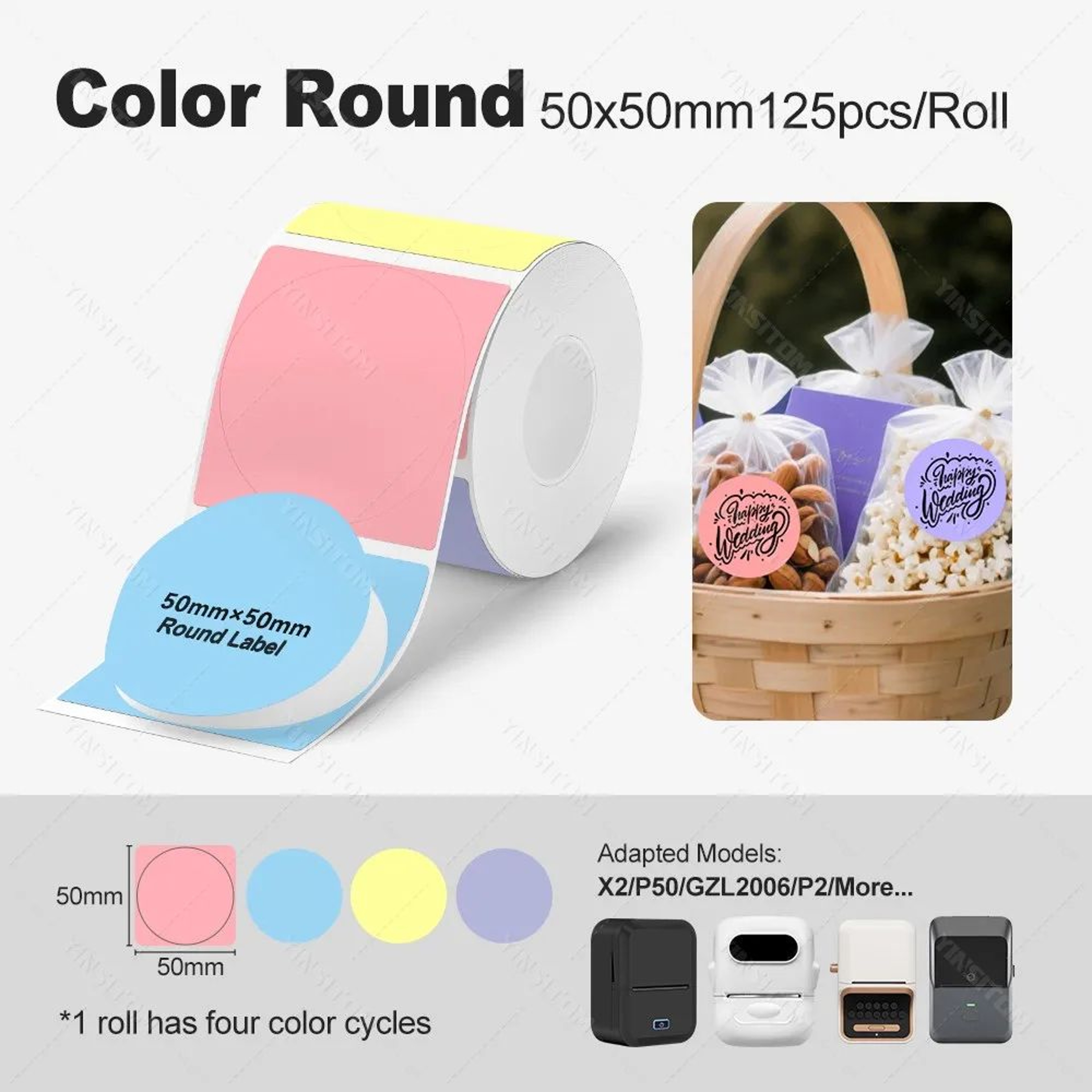 Wireless Bluetooth Thermal Label Printer 2050mm For Barcode And Organization 17