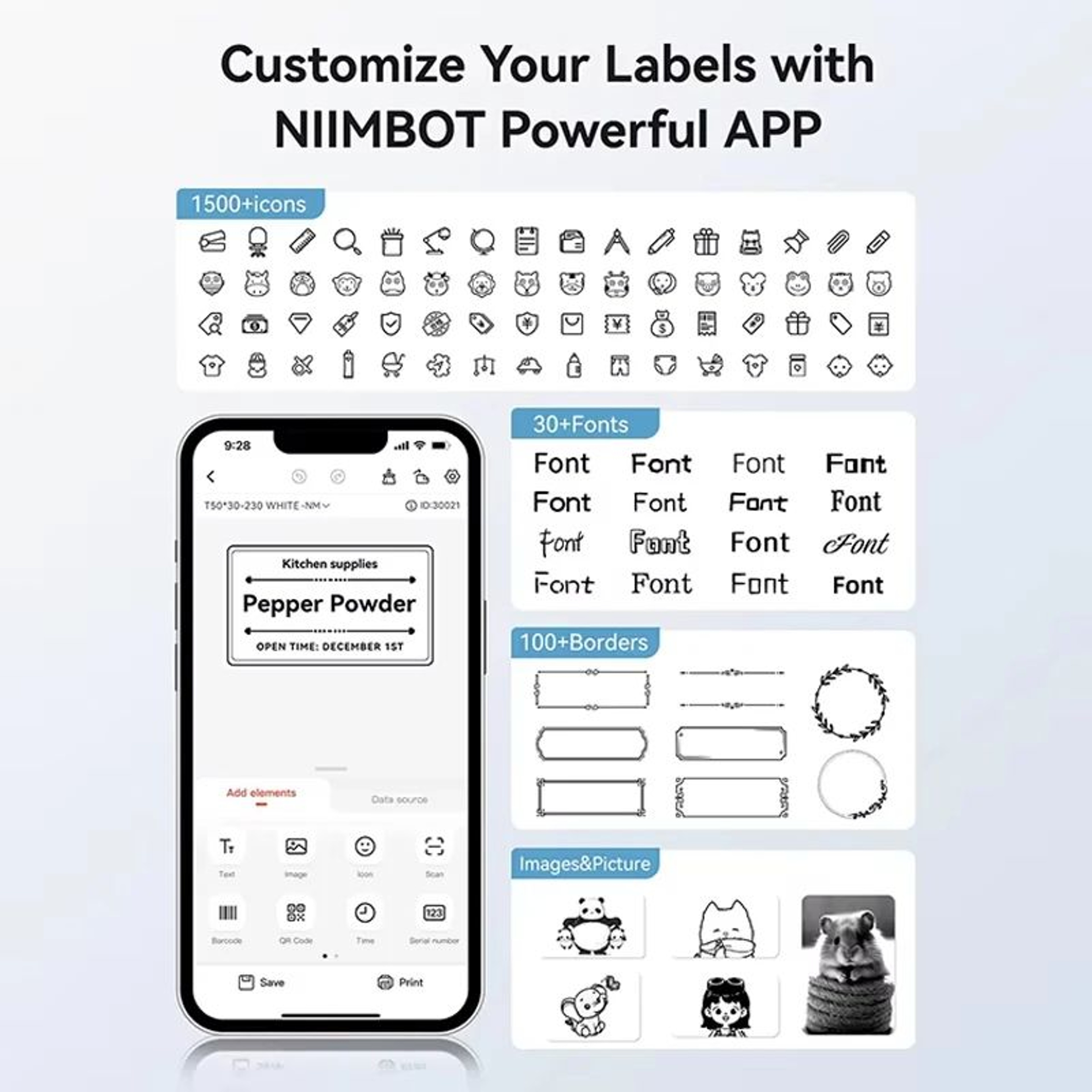 Waterproof SelfAdhesive Thermal Label Stickers For B1 B21 Printers 2