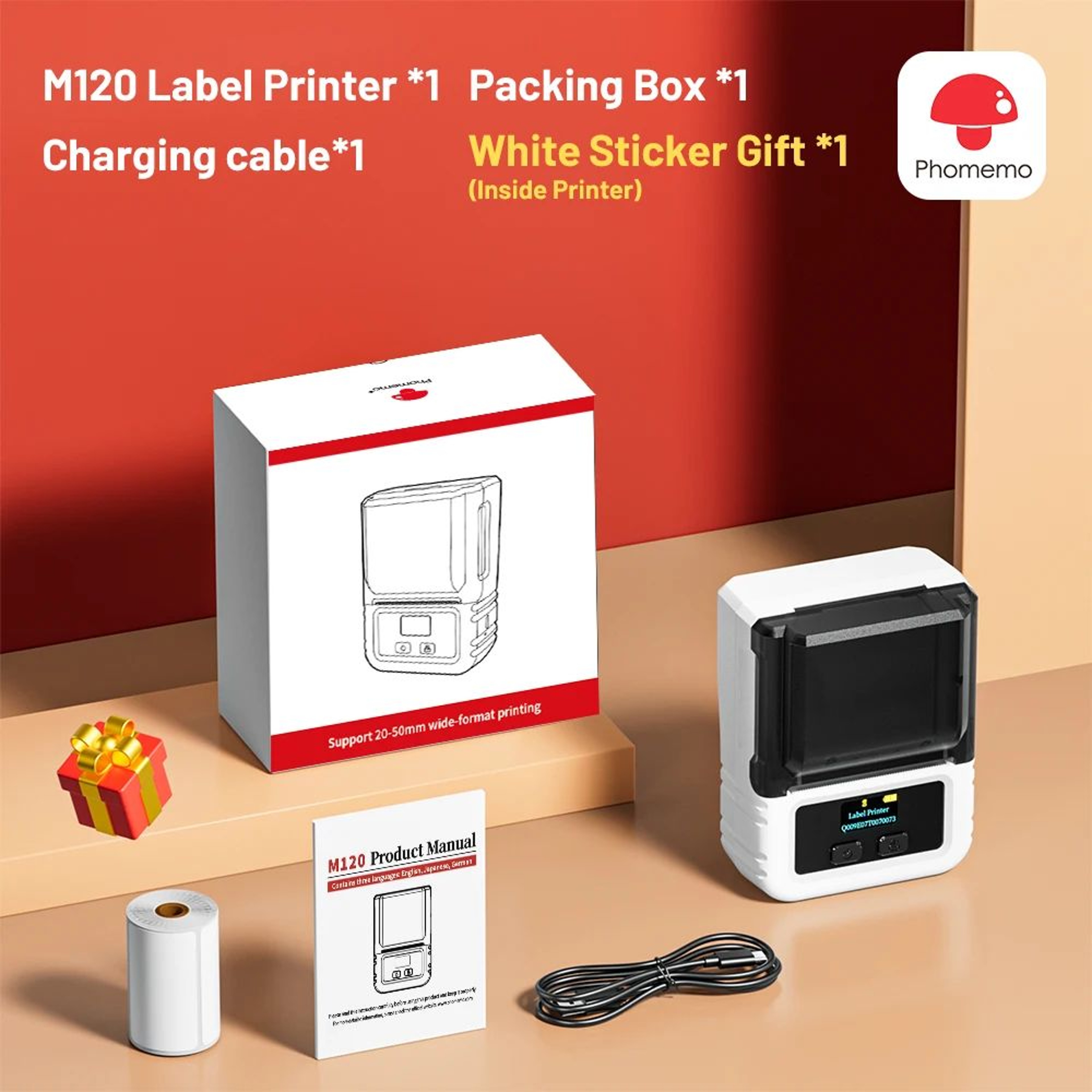 Portable Wireless Bluetooth Thermal Label Printer For Home And Office 6