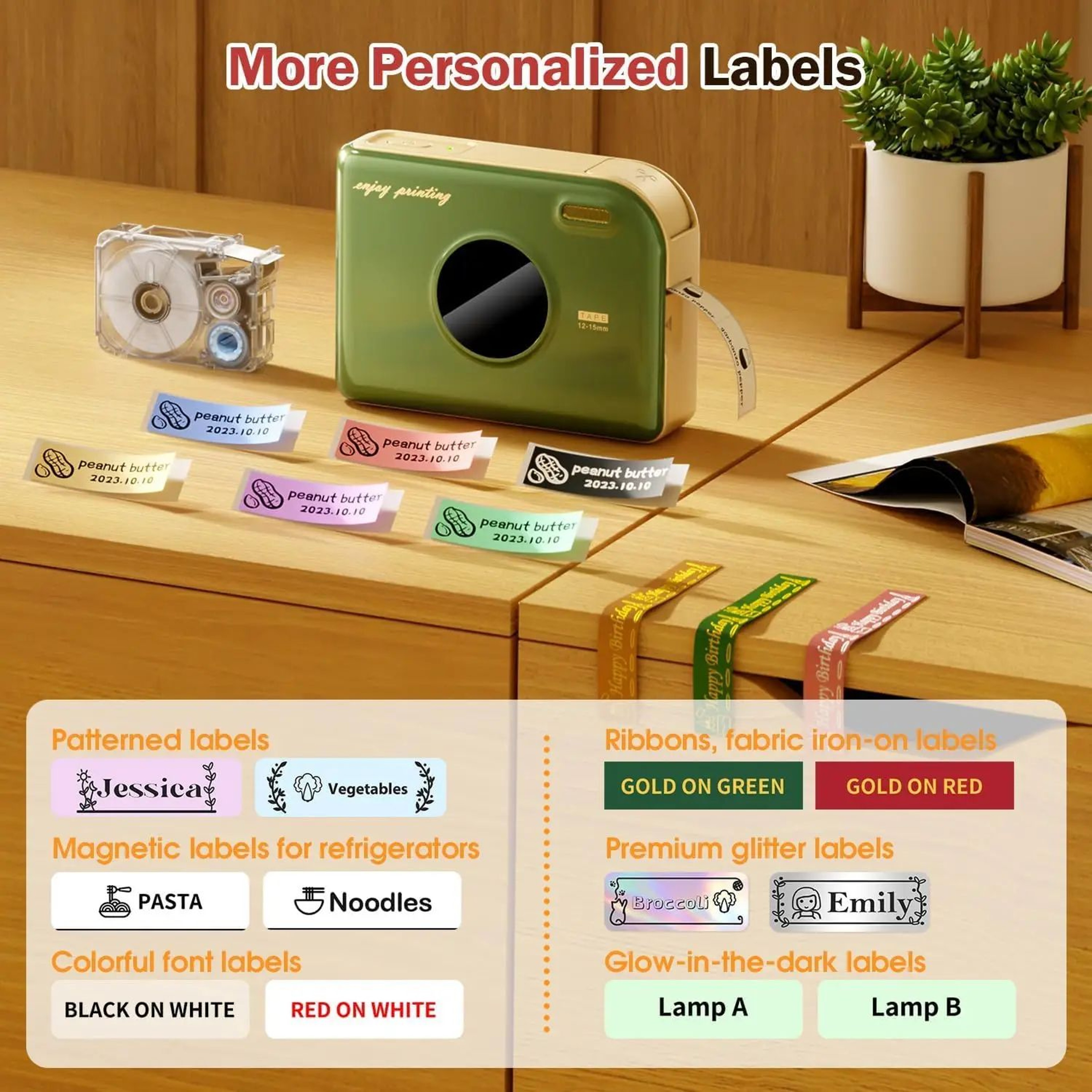 Wireless Mini Thermal Label Maker For Home Office And School Organization 3