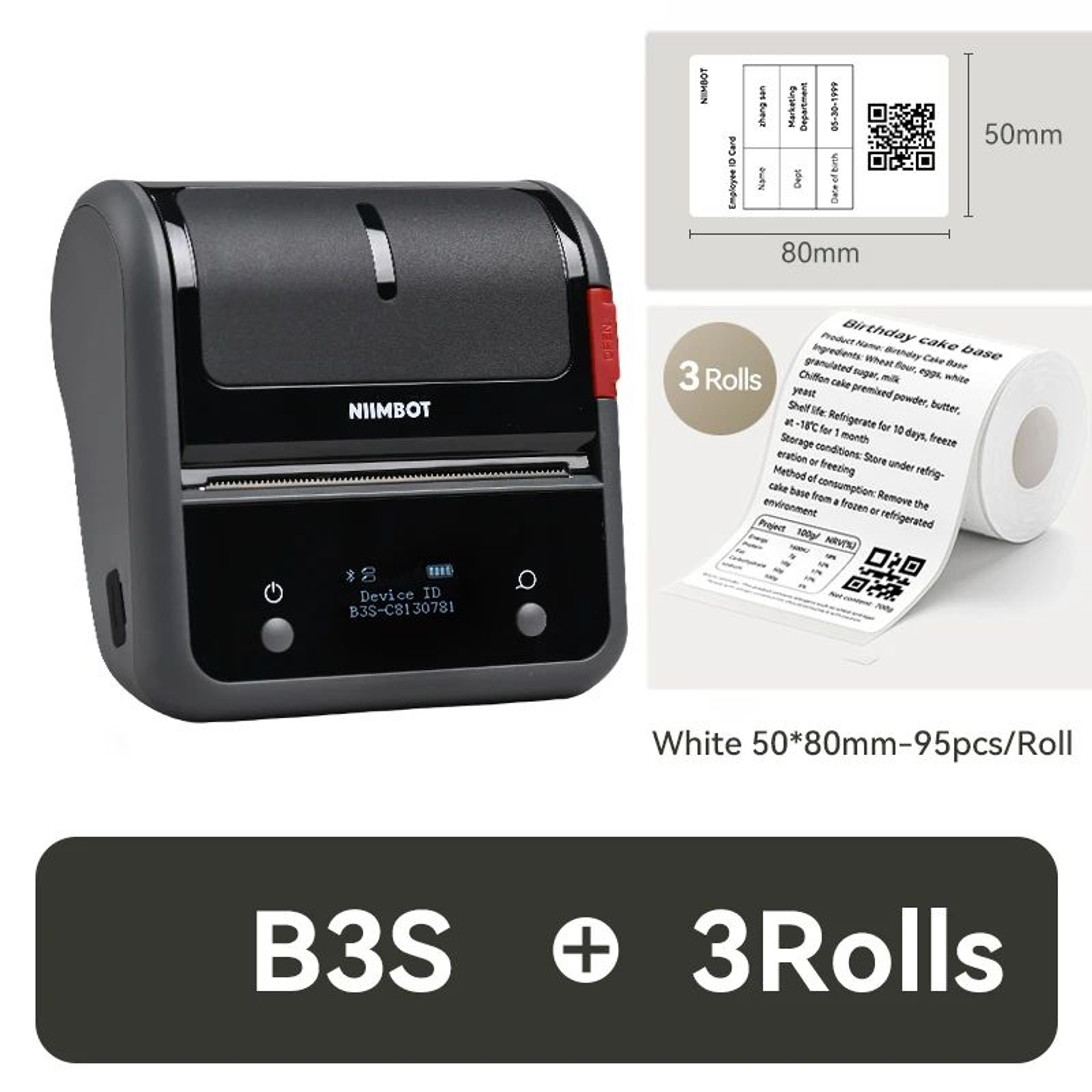 Portable Bluetooth Thermal Label Printer For Barcode And Sticker Printing 11