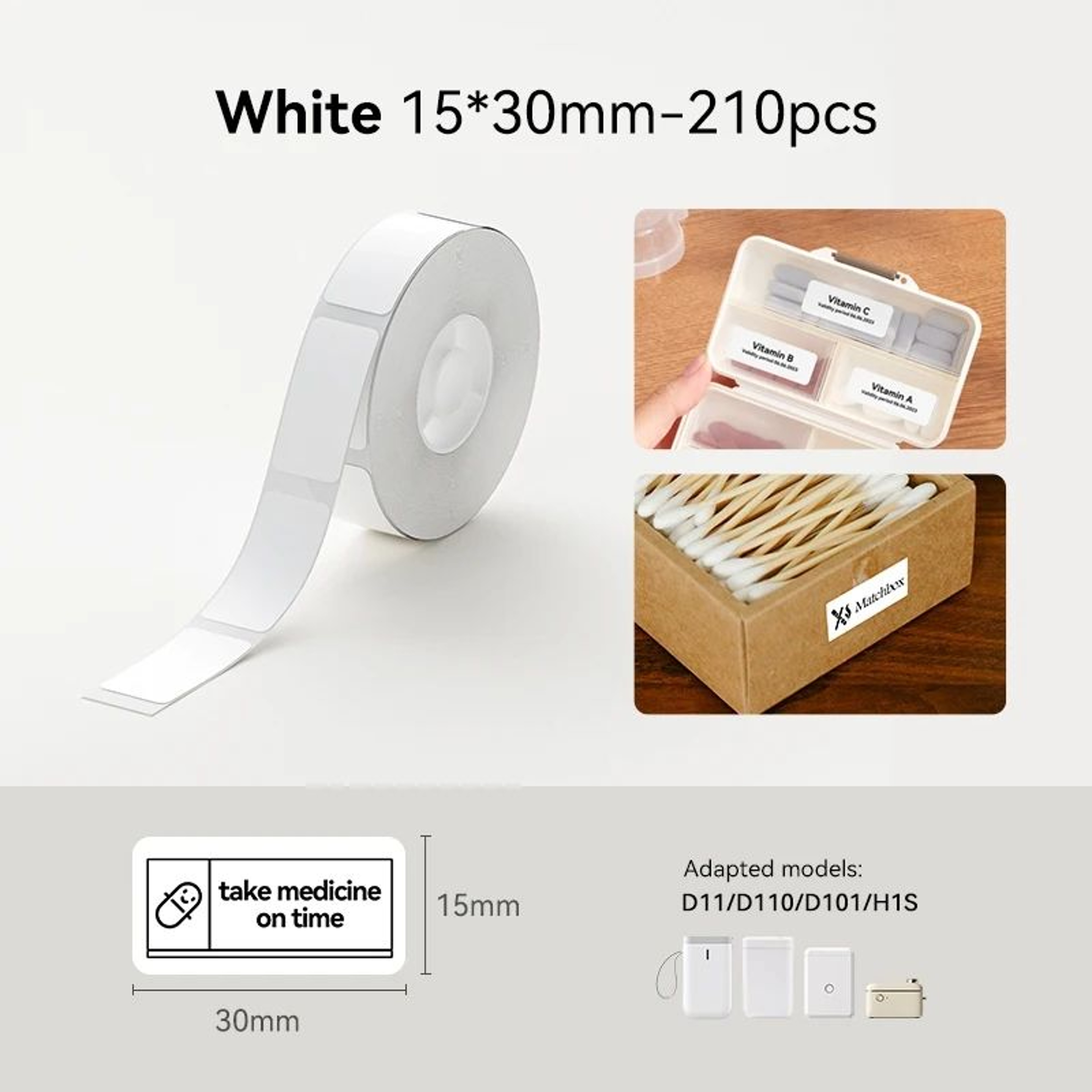 Waterproof Thermal Adhesive Label Stickers For D11 D110 Mini Label Printers 6