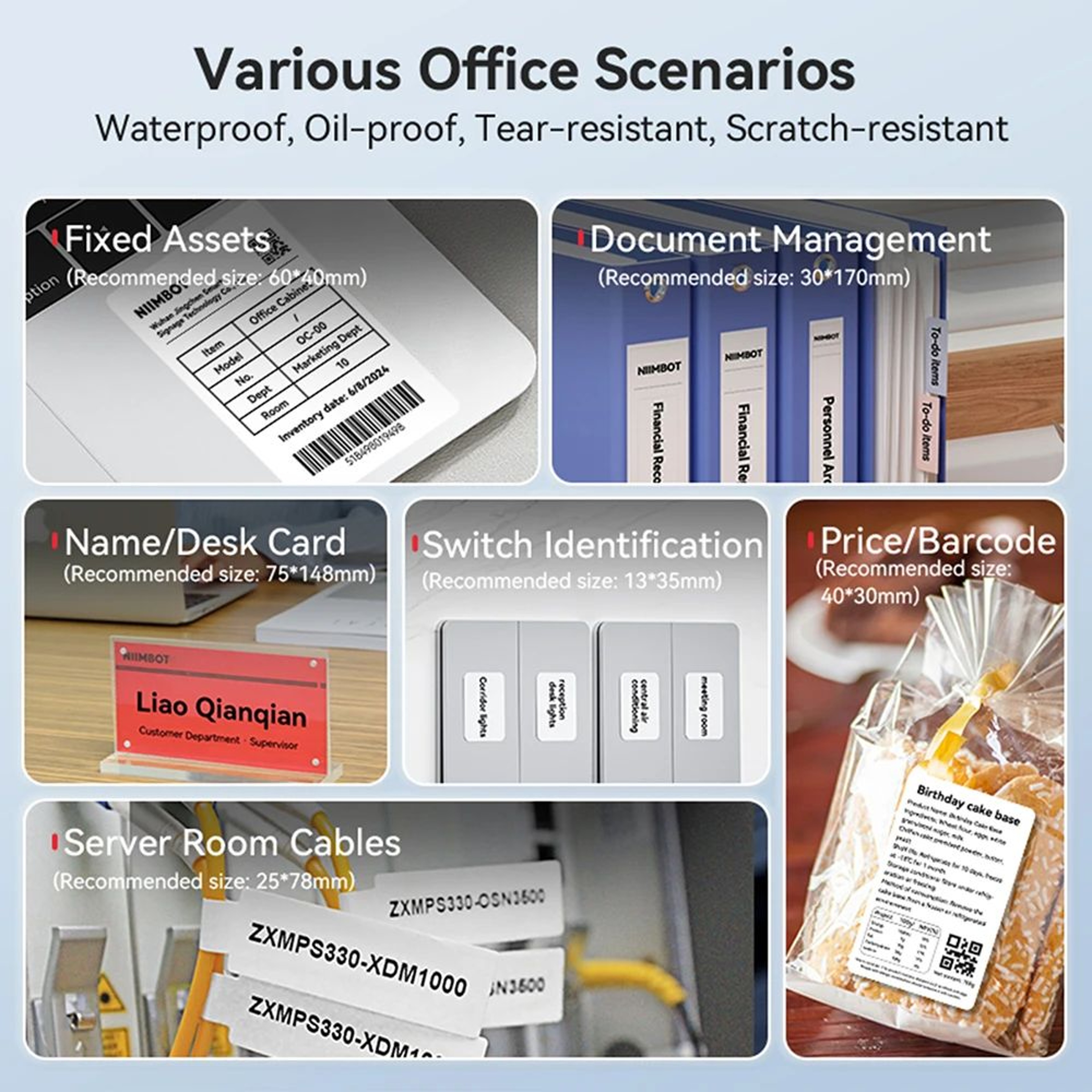 Portable Wireless Thermal Label Maker For Home And Office Organization 1