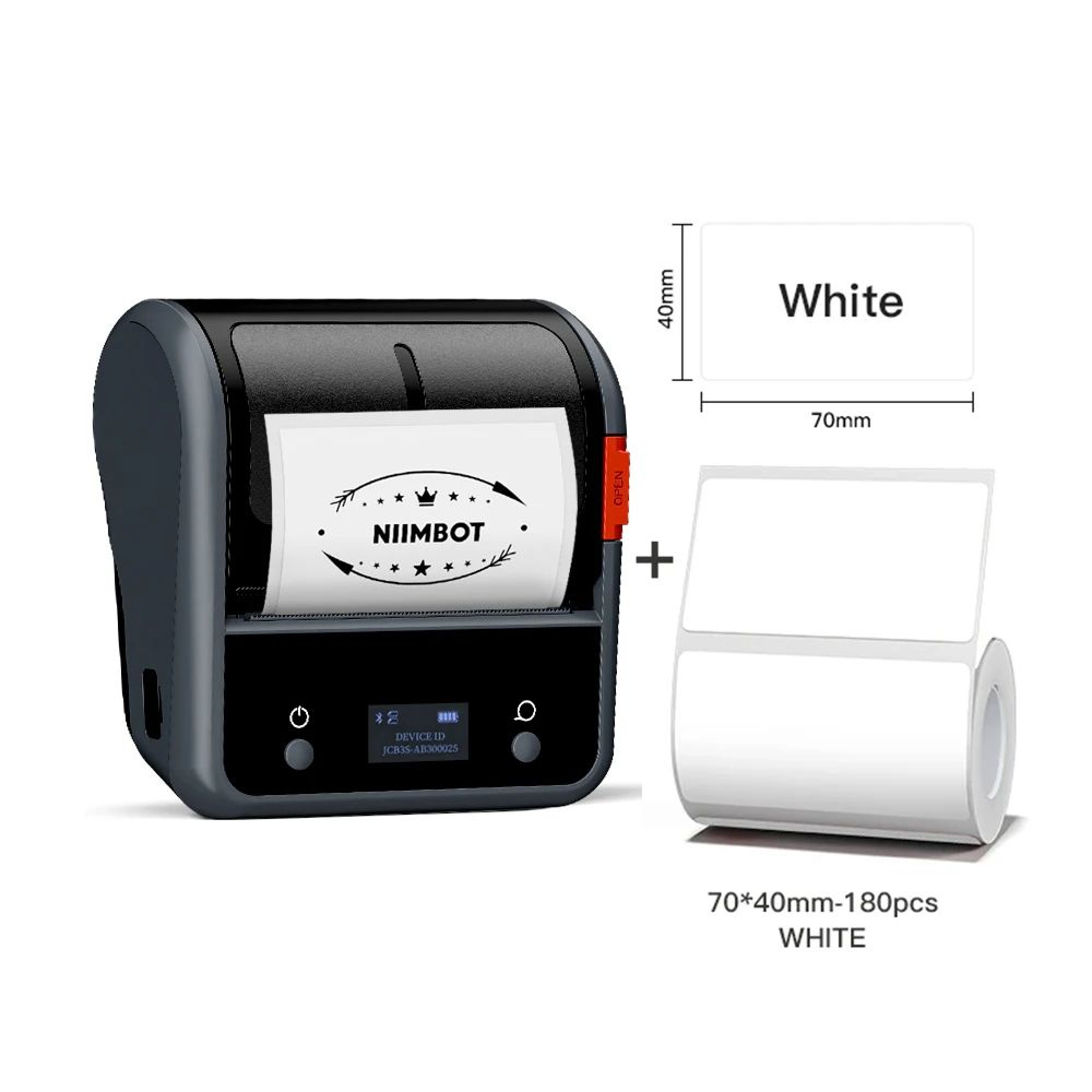 Wireless 3 Inch Thermal Label Printer For Barcode Stickers And Business Organization 6