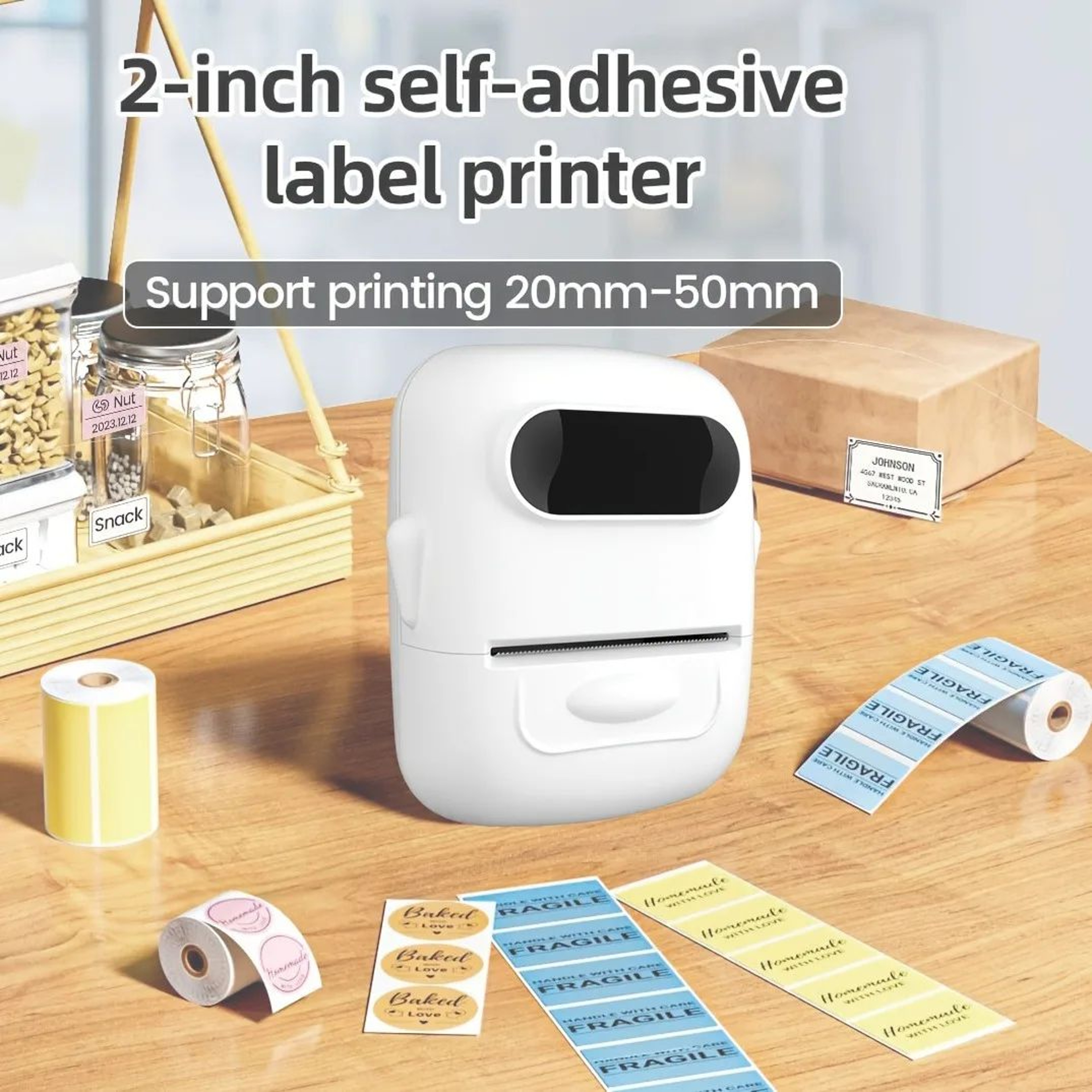 Portable Thermal Label Printer For Custom Stickers Home Organization And Business 4