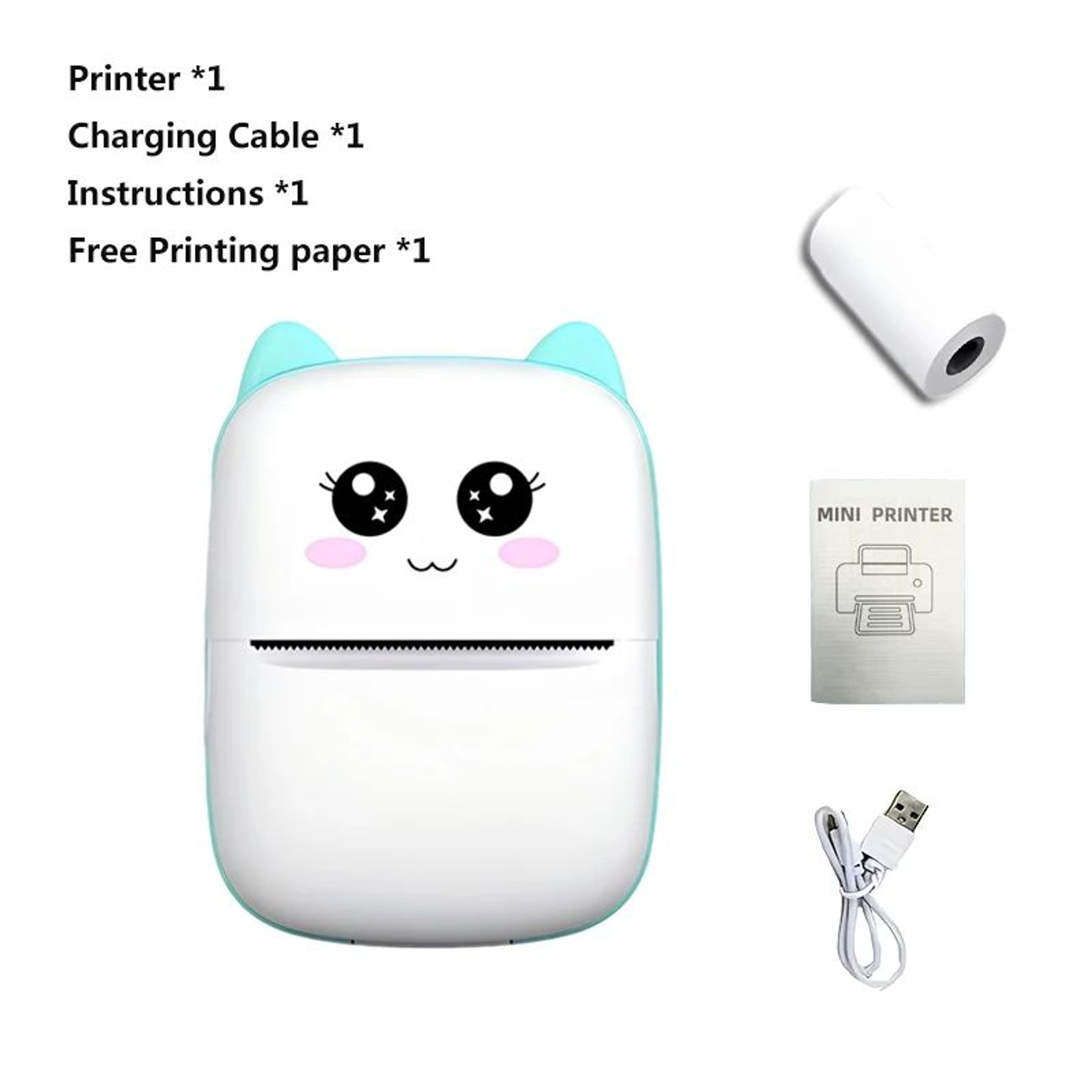 Mini Portable Wireless Thermal Printer For Photos Notes And Labels 6