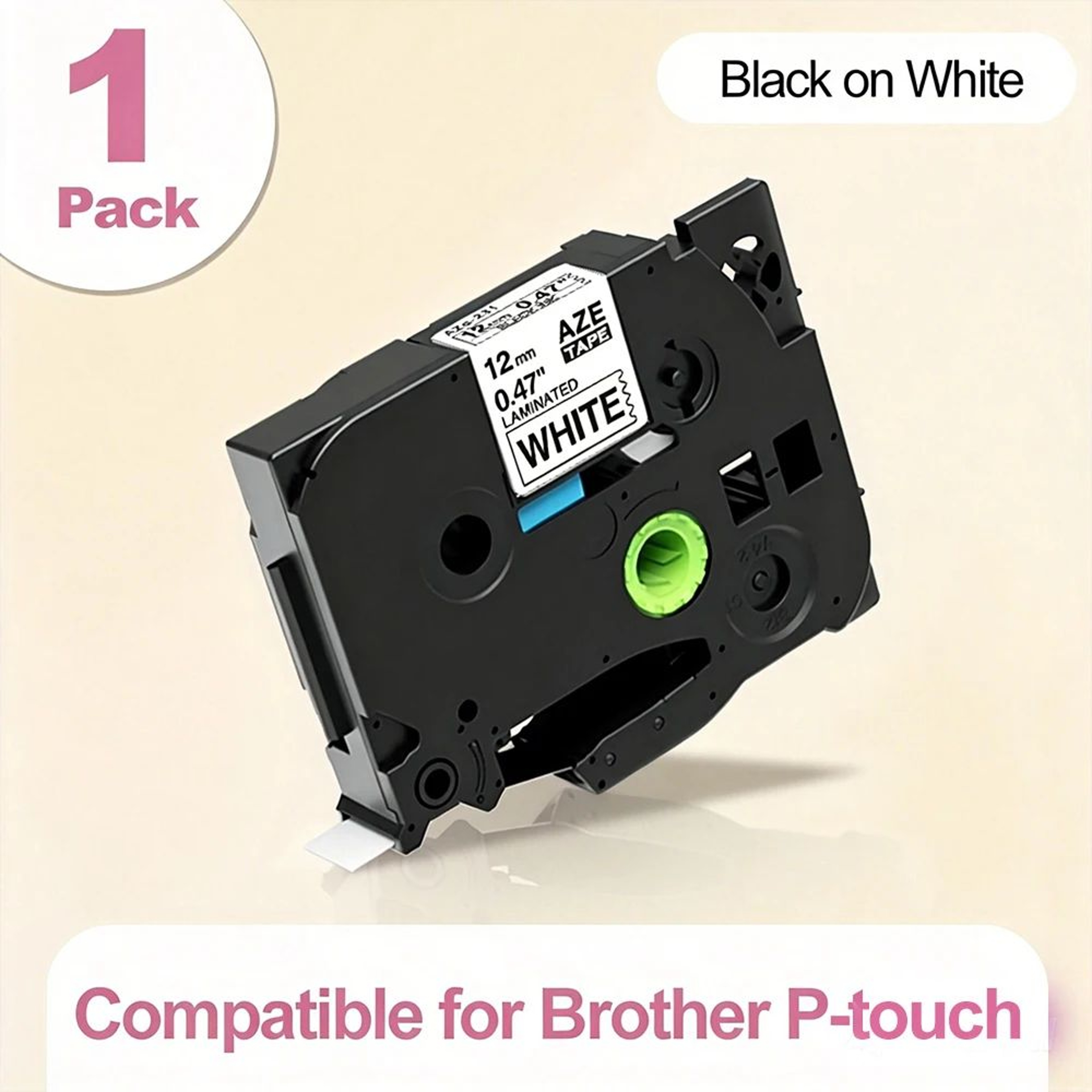 E1000 Portable QWERTY Label Maker With Heat Shrink Tube And TZe Tape Support 8