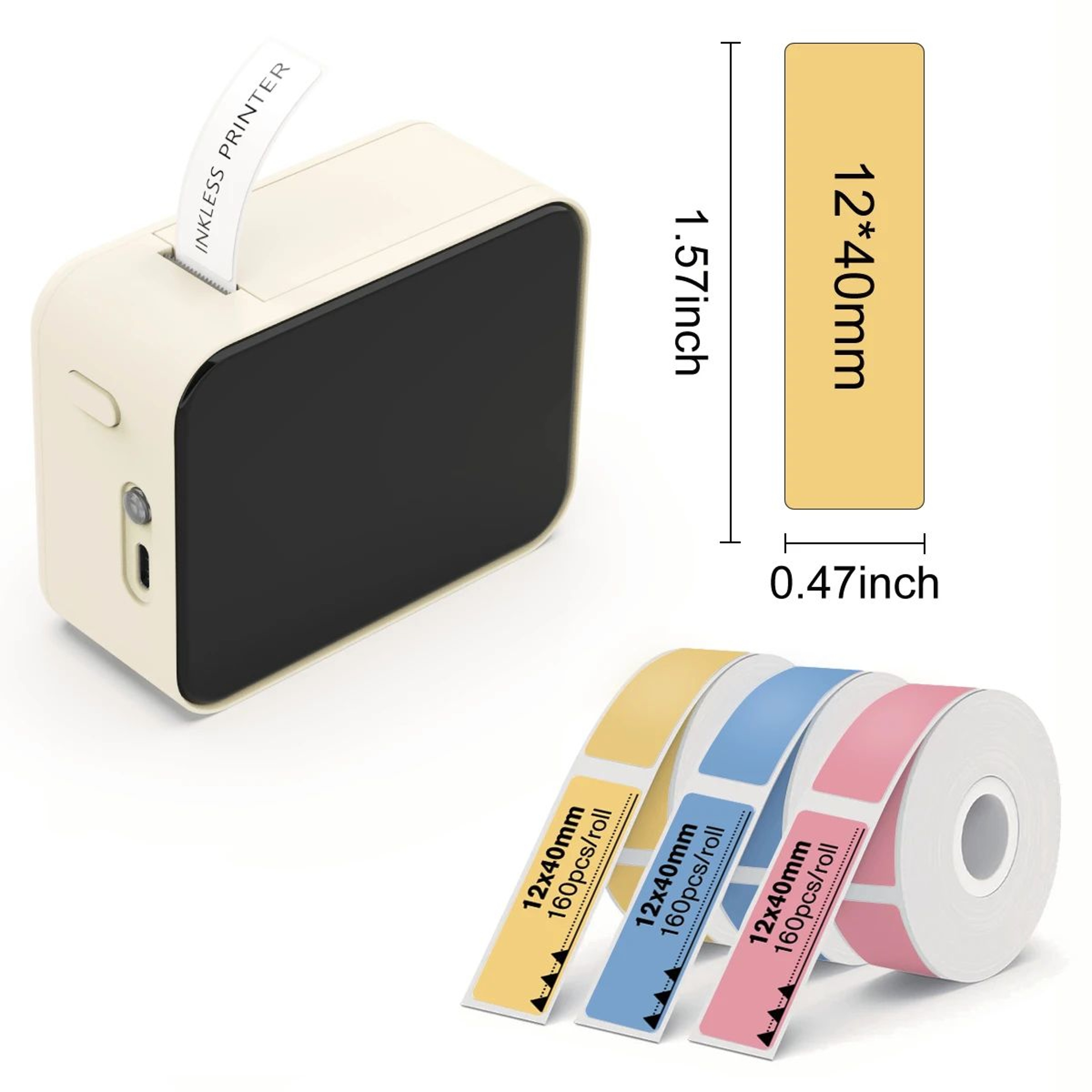 P15 Mini Bluetooth Thermal Label Printer For Home Office And Creative Organization 6