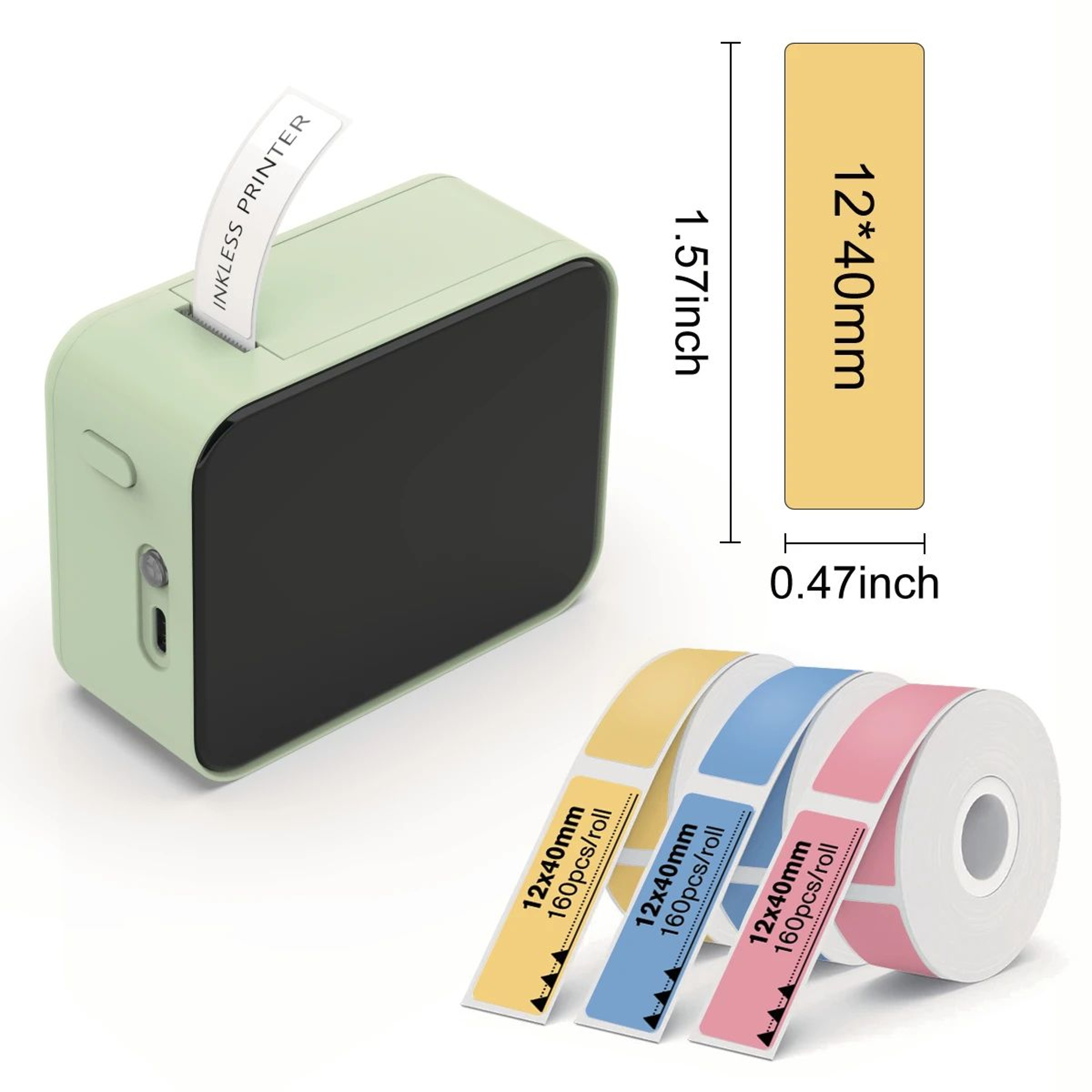 P15 Mini Bluetooth Thermal Label Printer For Home Office And Creative Organization 7