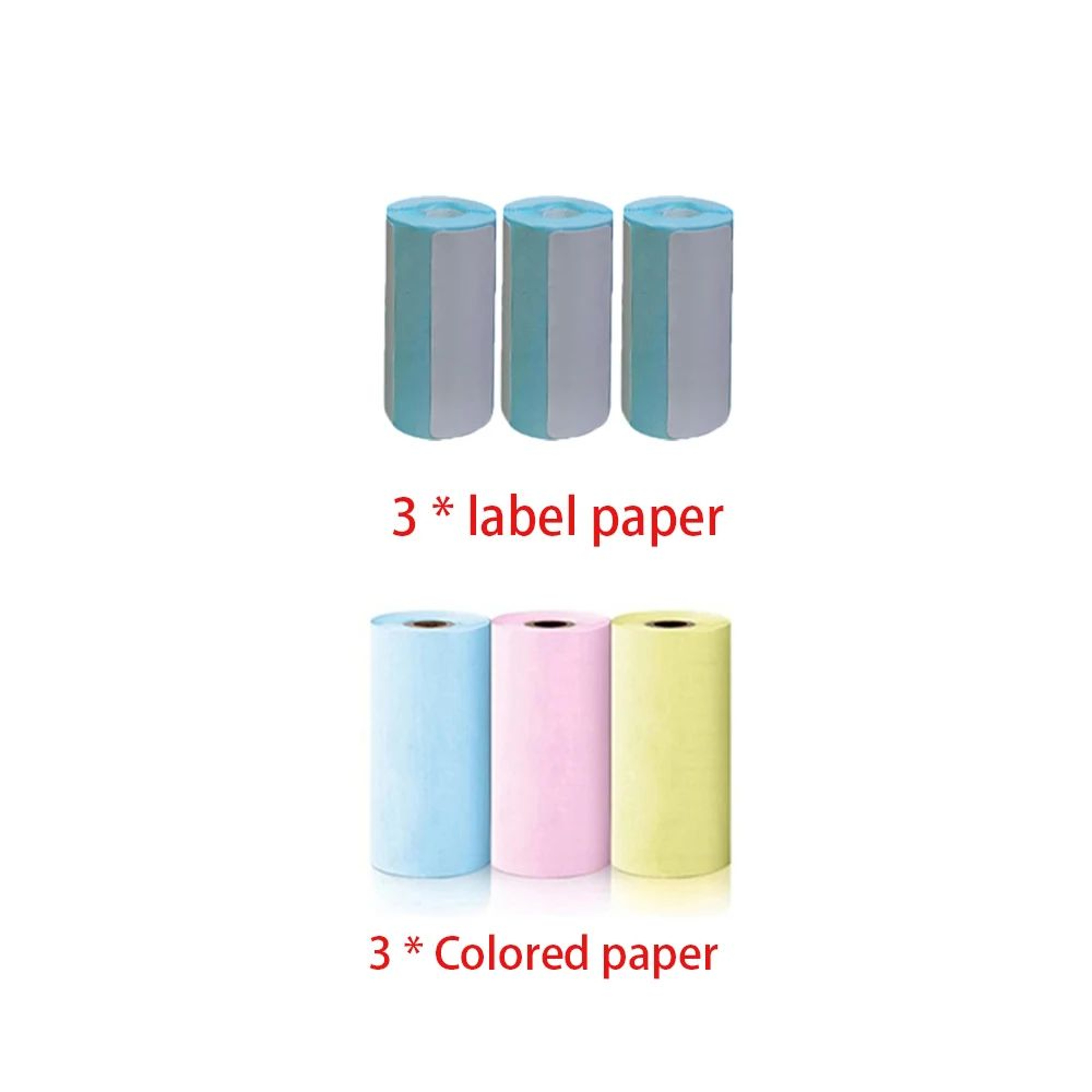 57mm SelfAdhesive Thermal Printer Paper For Mini Wireless Label Printers 15