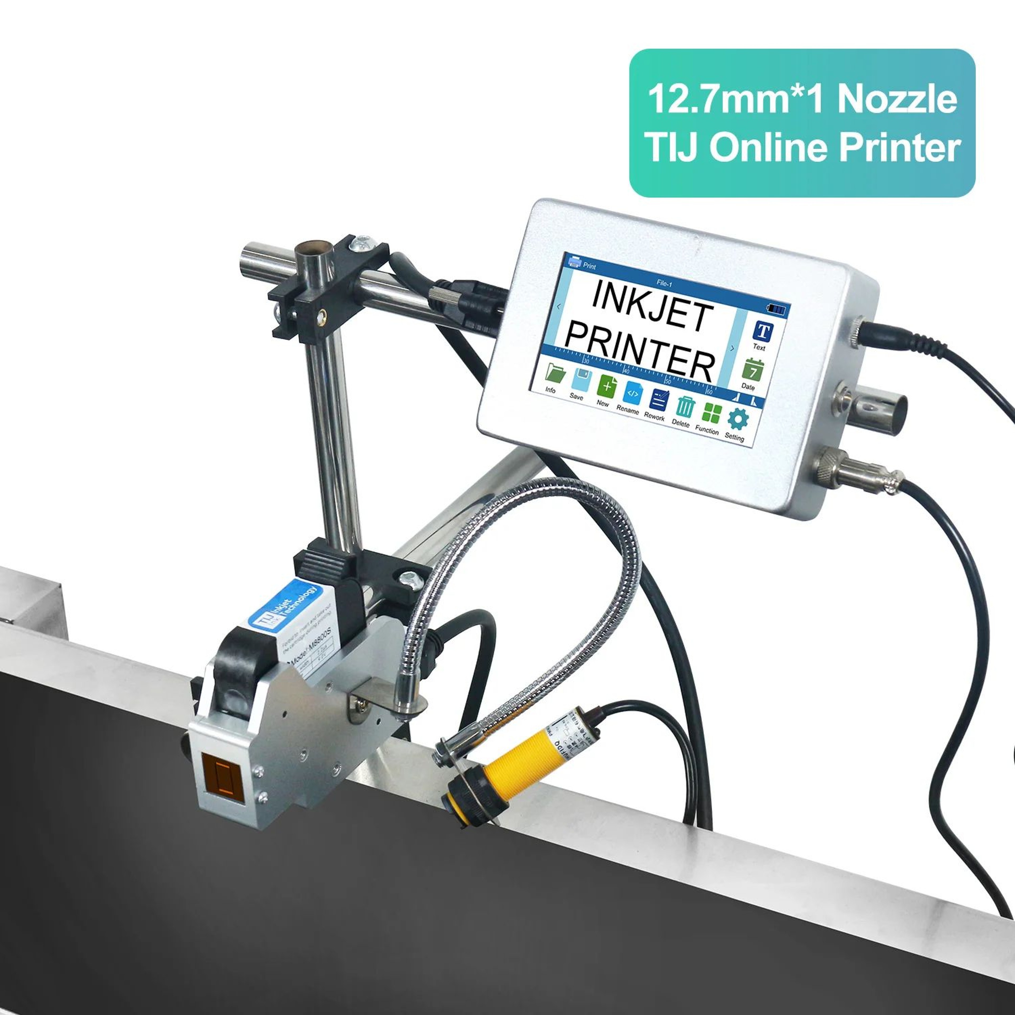 43 Inch Industrial Online Inkjet Printer For QR Codes Barcodes And Expiry Date Coding 5