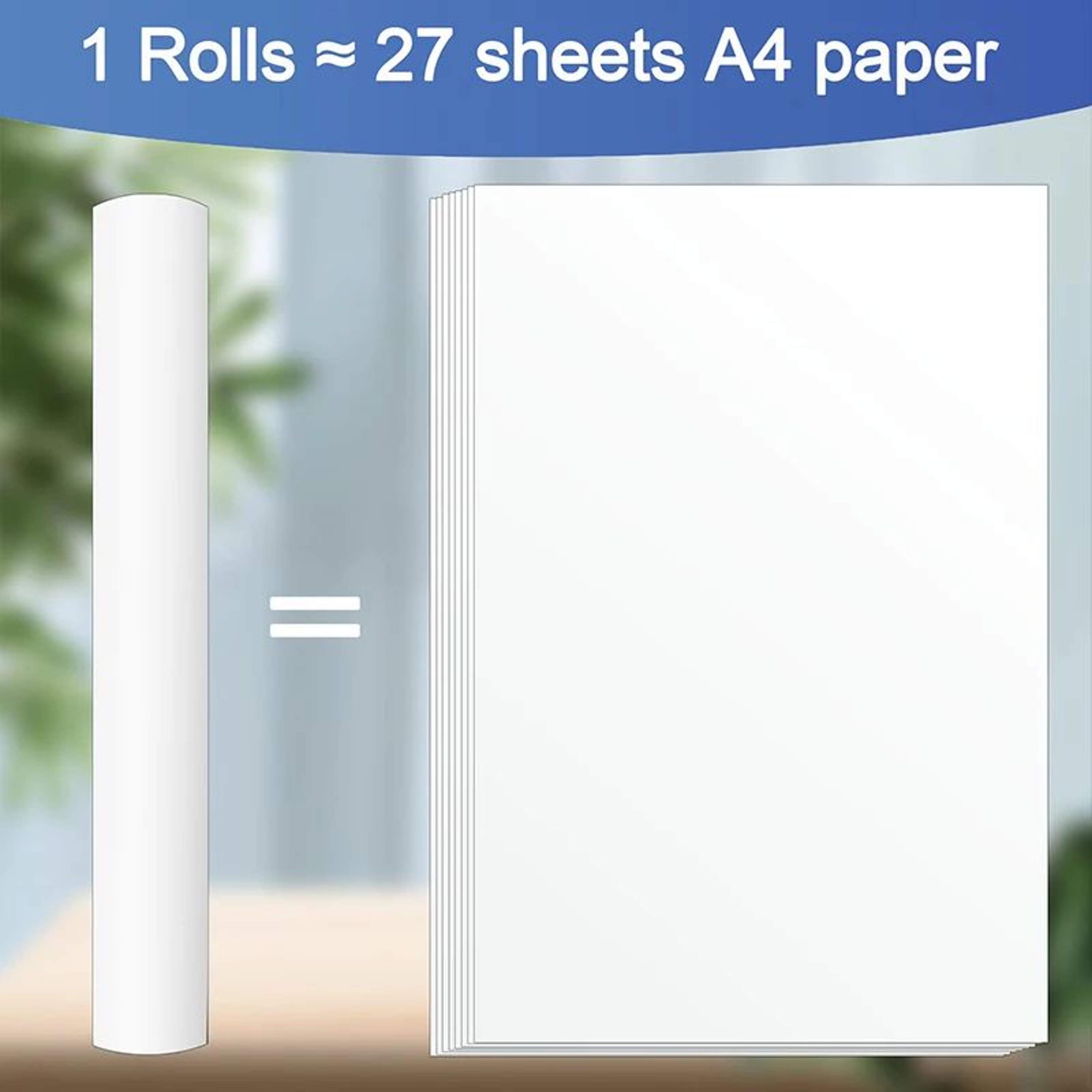 A4 QuickDry Thermal Paper Rolls For Portable Printers  2610 Rolls 1