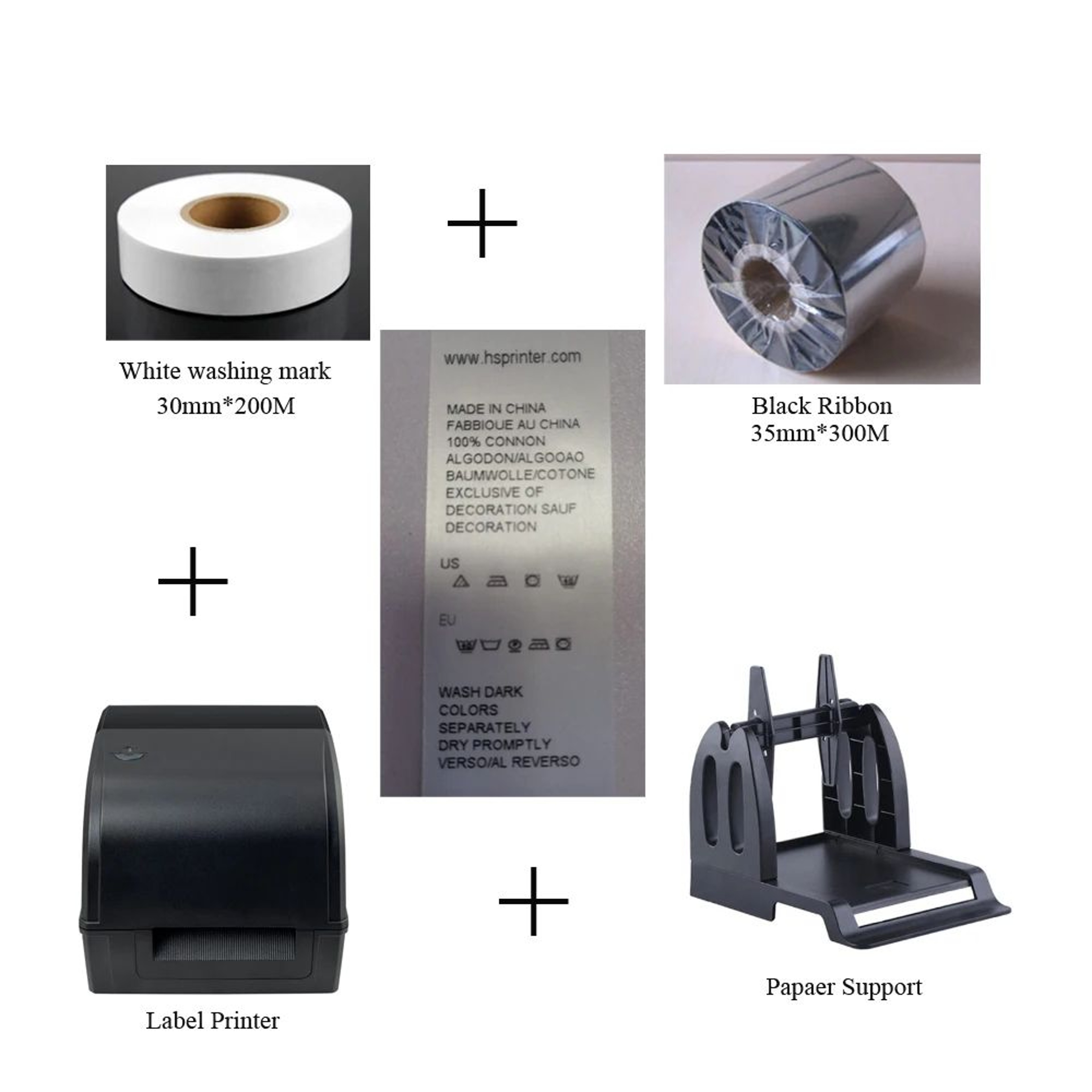 4 Inch Thermal Transfer Label Printer For Clothing Care Labels And Barcode Printing 6