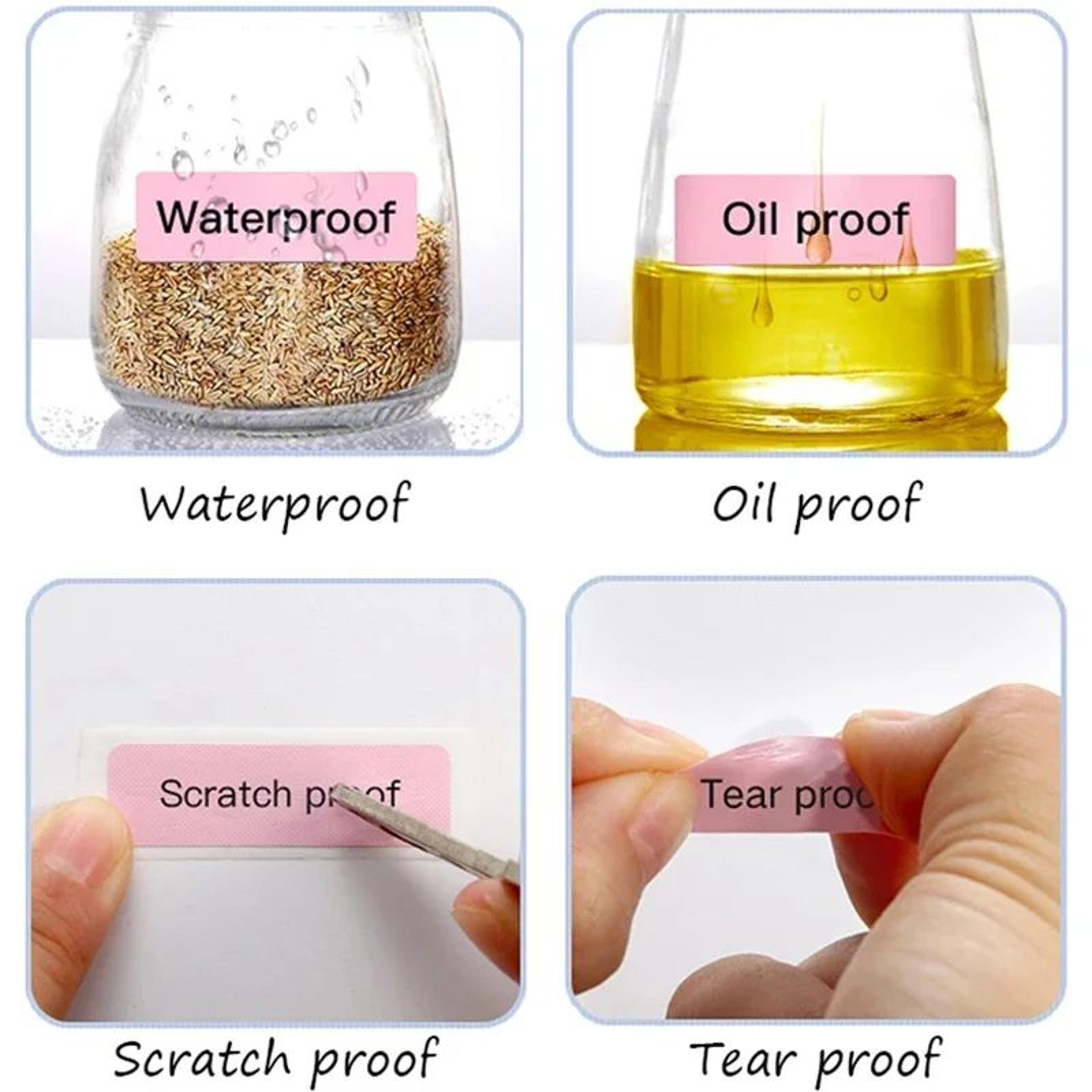 Waterproof SelfAdhesive Thermal Label Stickers For D11 D101 D110 Mini Printers  1 Roll 3