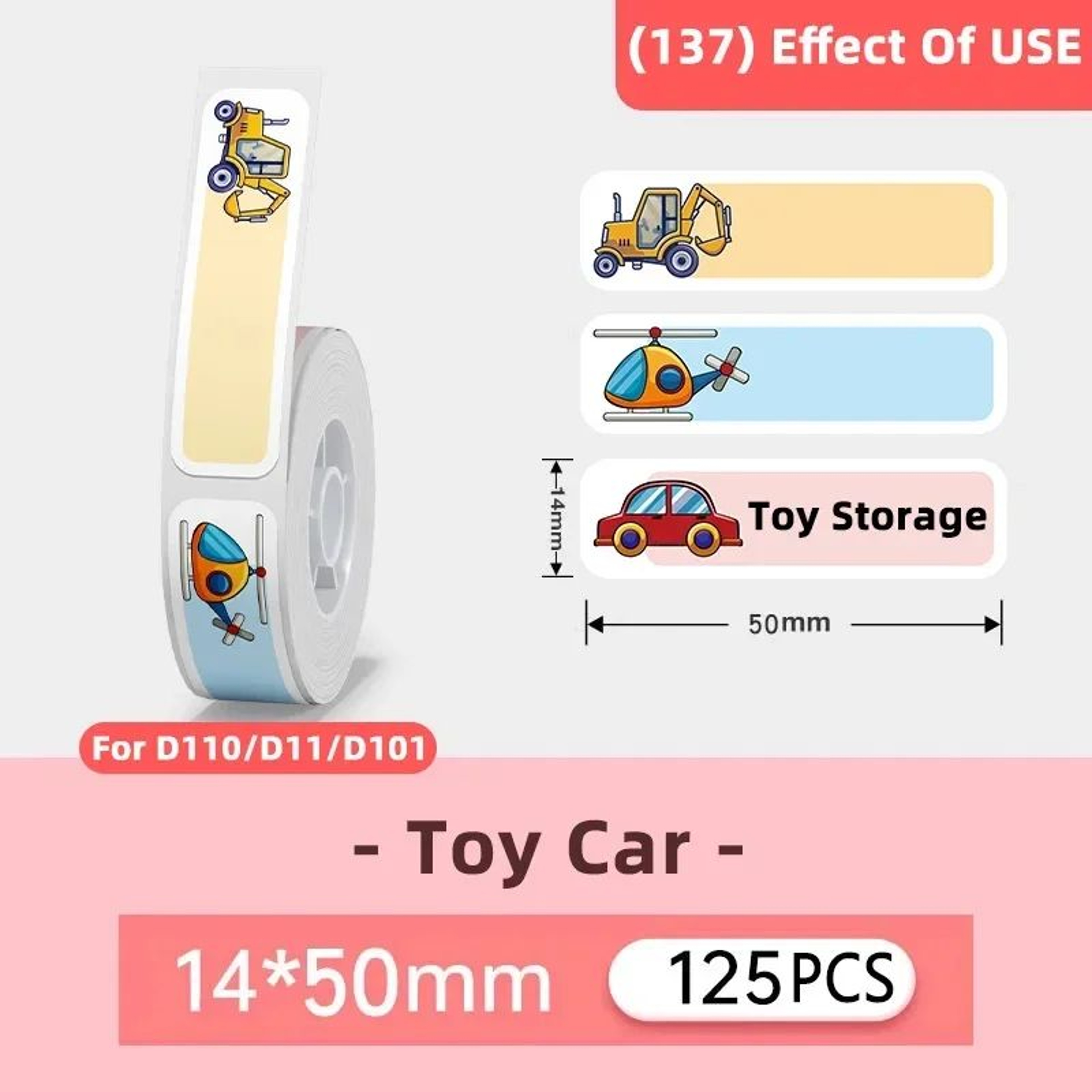 Waterproof SelfAdhesive Thermal Label Stickers For D11 D101 D110 Mini Printers  1 Roll 15