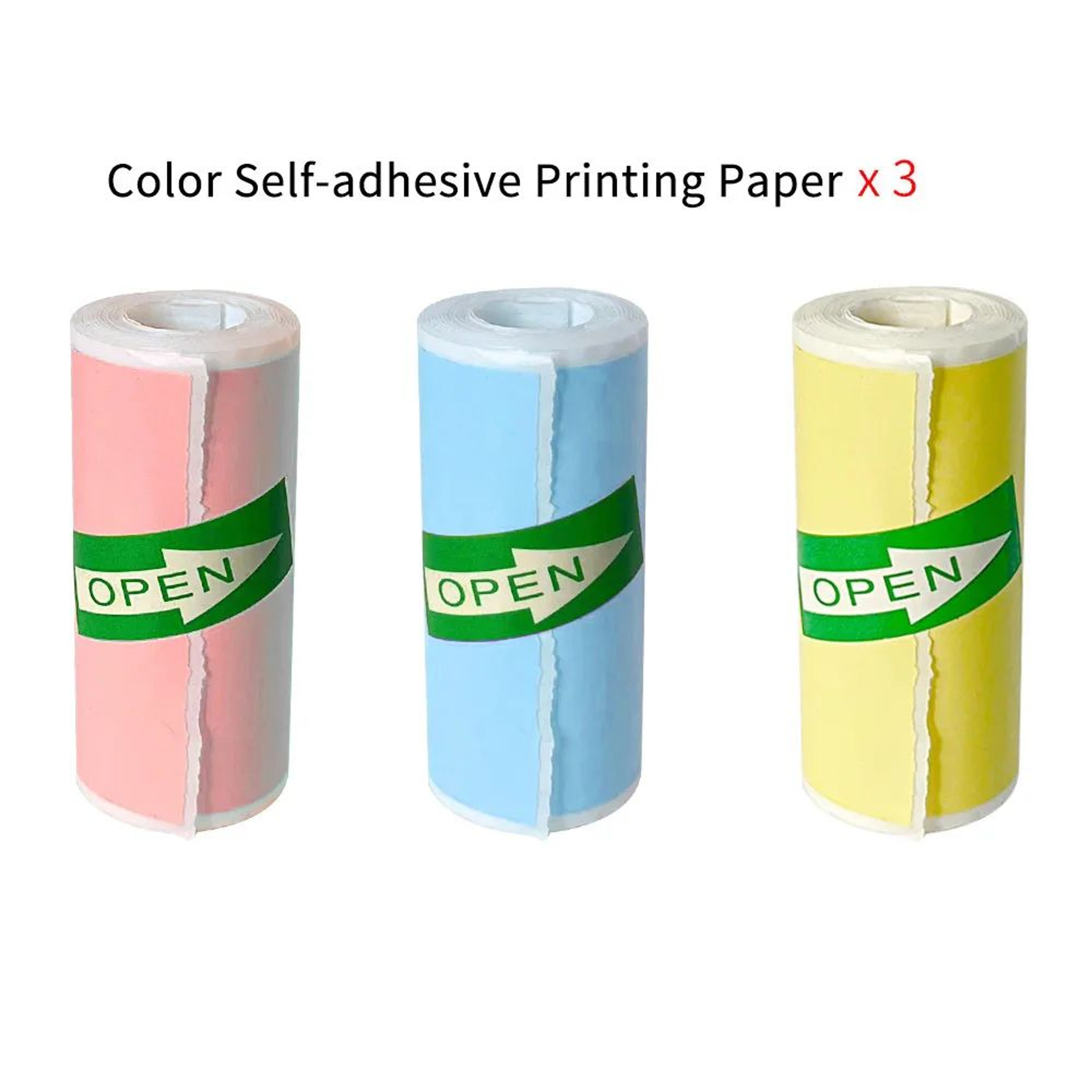 57 X 25mm SelfAdhesive Thermal Paper Rolls For Mini Portable Photo Printers 7