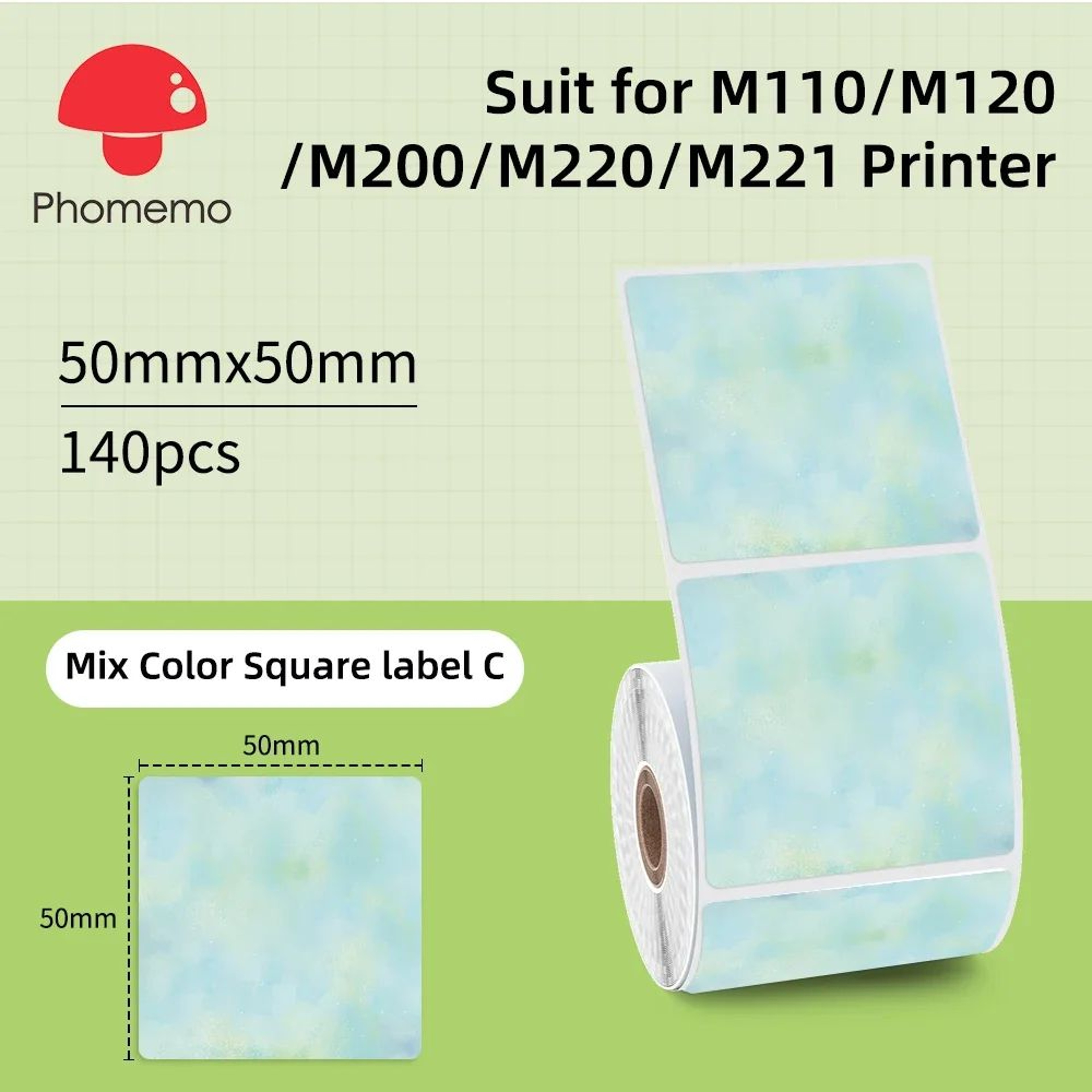 Waterproof White Thermal Sticker Labels For M110M220 Portable Label Printers 10