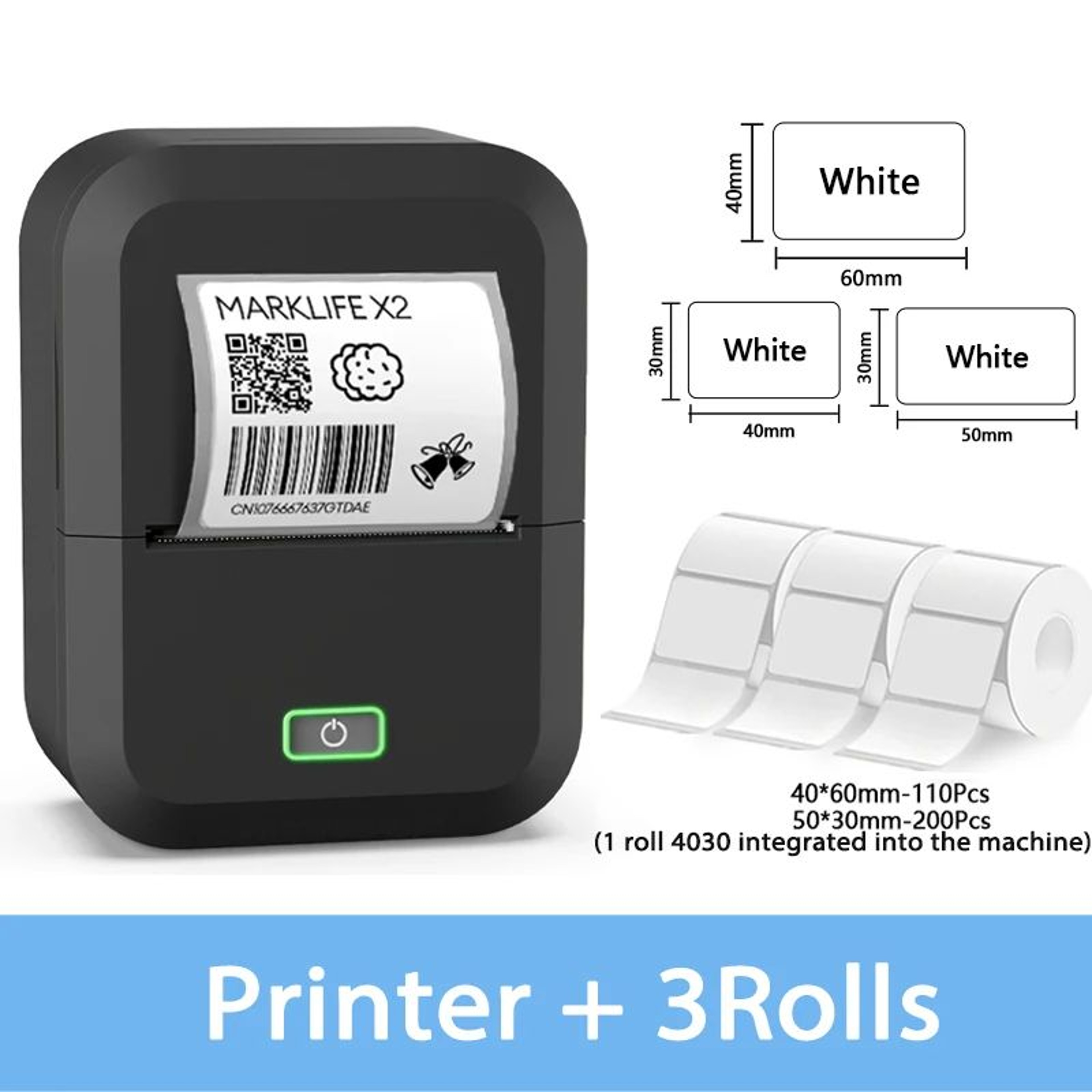 X2 Mini Portable Bluetooth Thermal Label Printer And SelfAdhesive Sticker Maker 7
