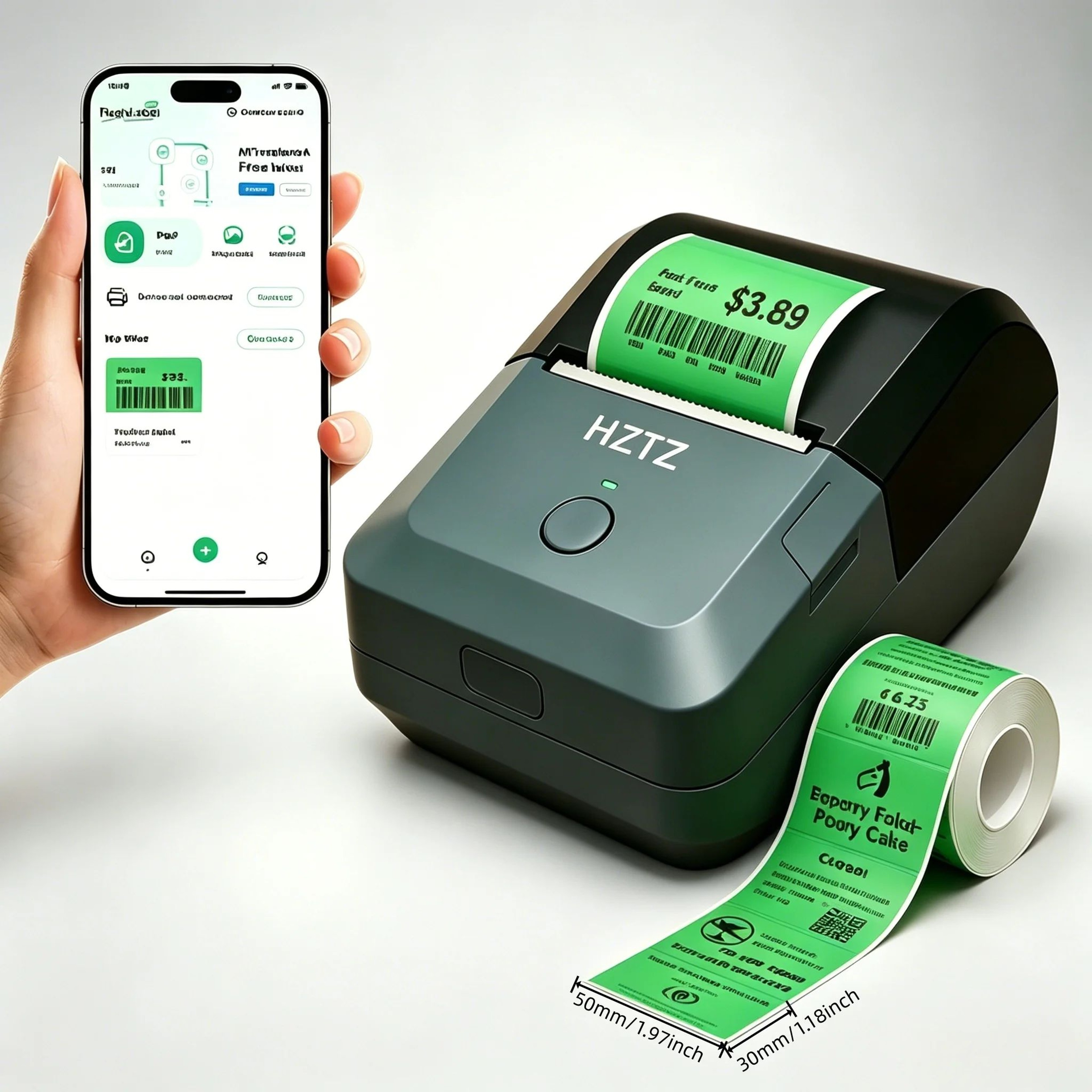 Wireless Bluetooth Thermal Label Maker For Small Business And Retail Tags 11