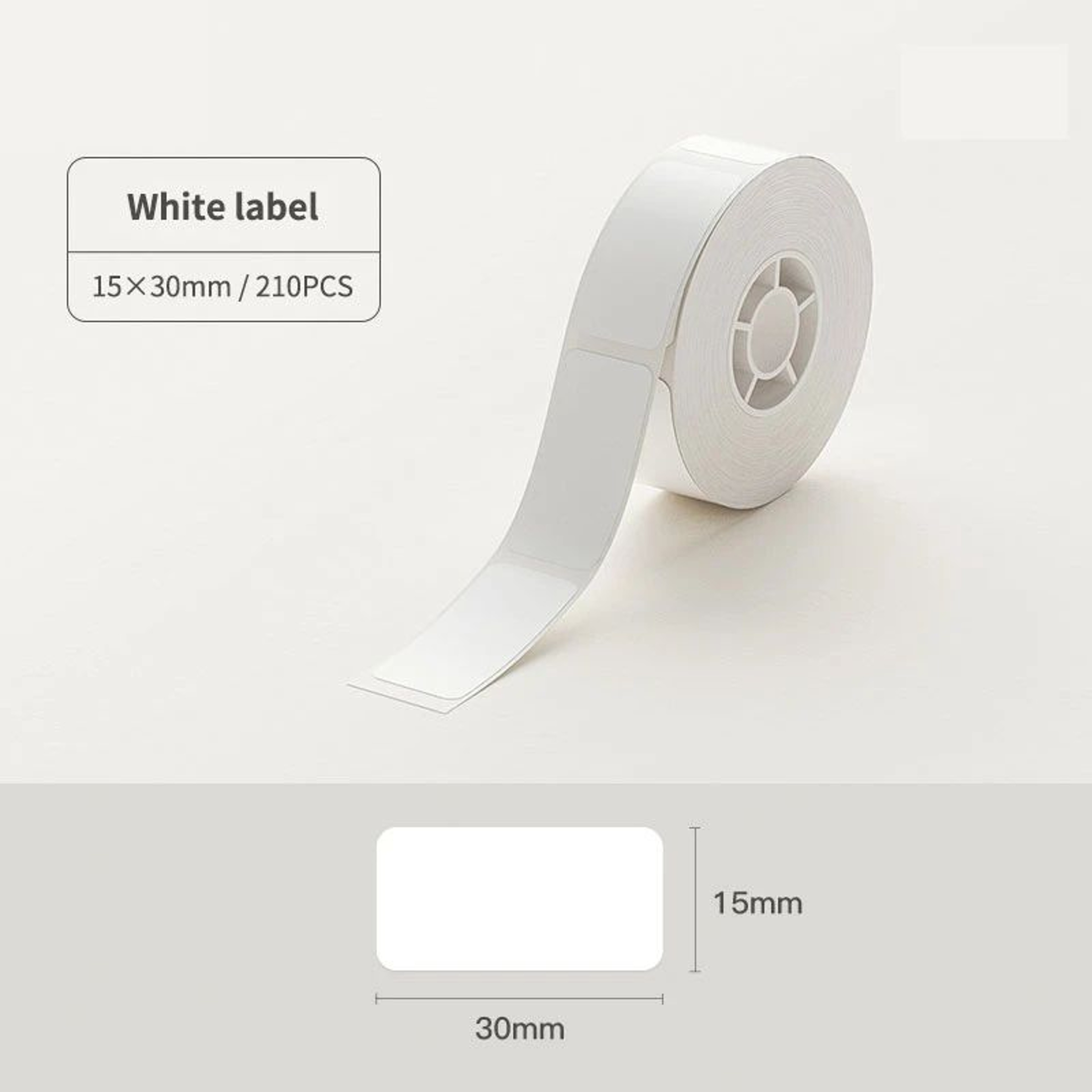 Transparent SelfAdhesive Round Label Stickers For D11 D110 Thermal Printers 7