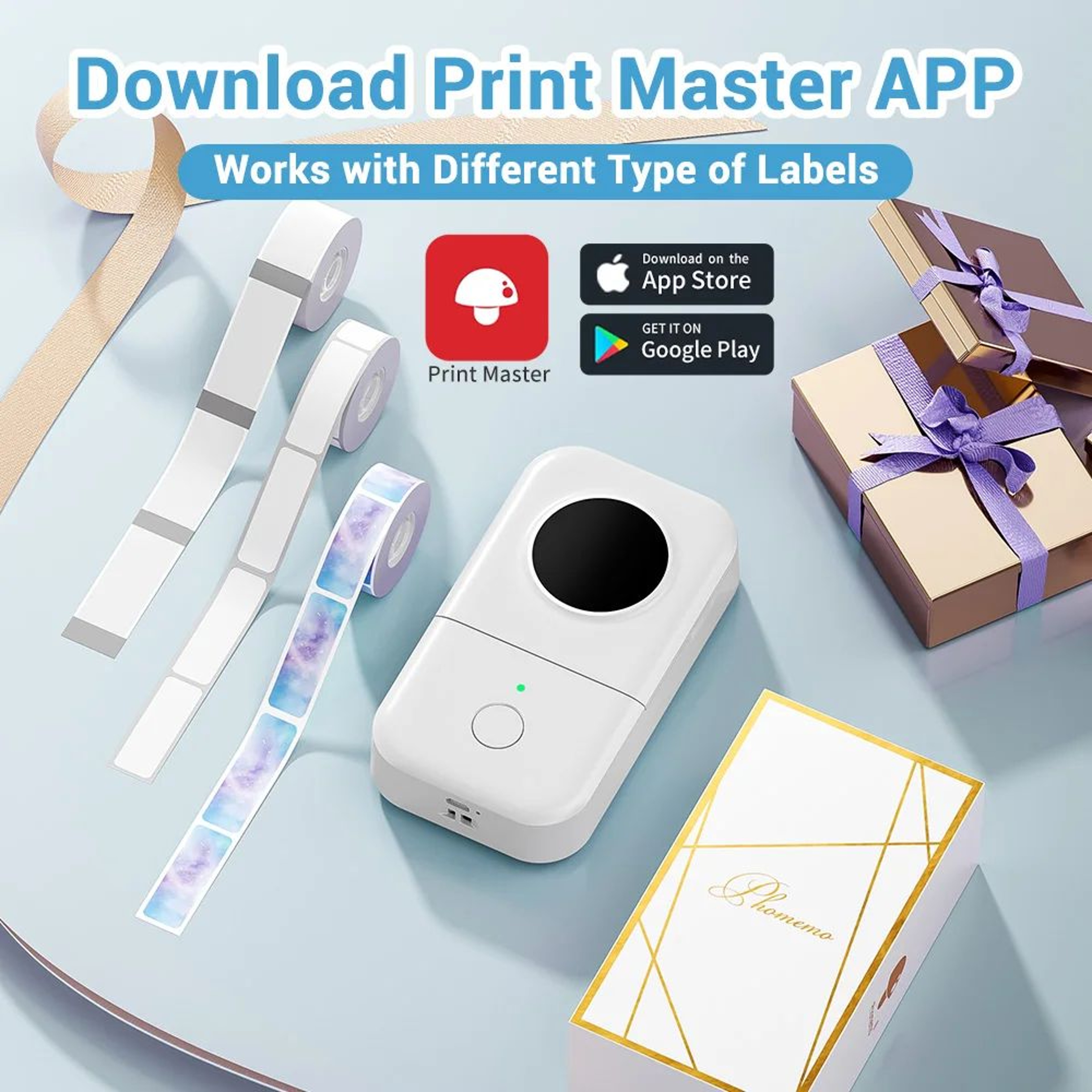 D30 Portable Bluetooth Thermal Label Maker For Home Office And School Organization 0