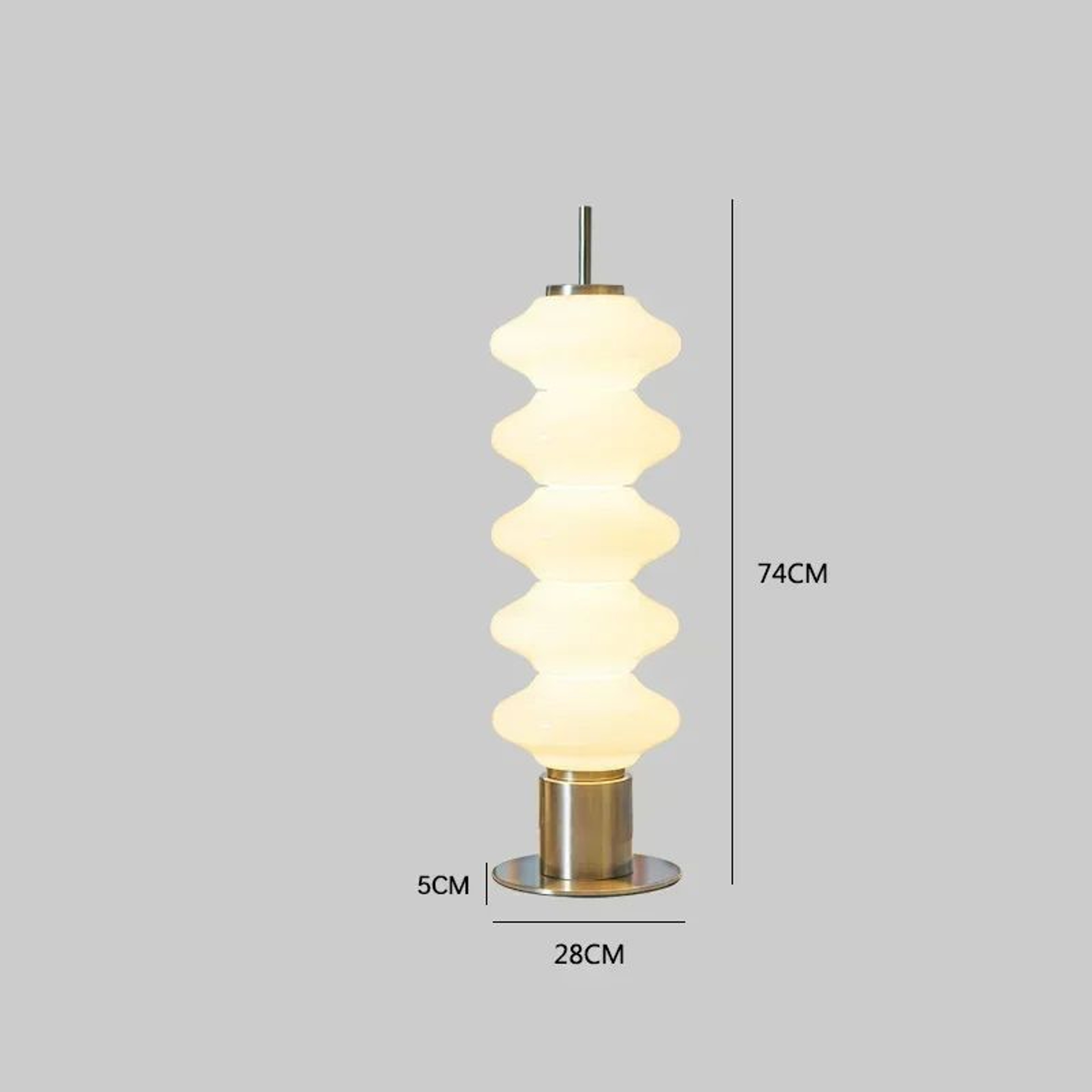 Modern Cream Pumpkin LED Floor Lamp For Cozy Living Room And Bedroom Decor 6