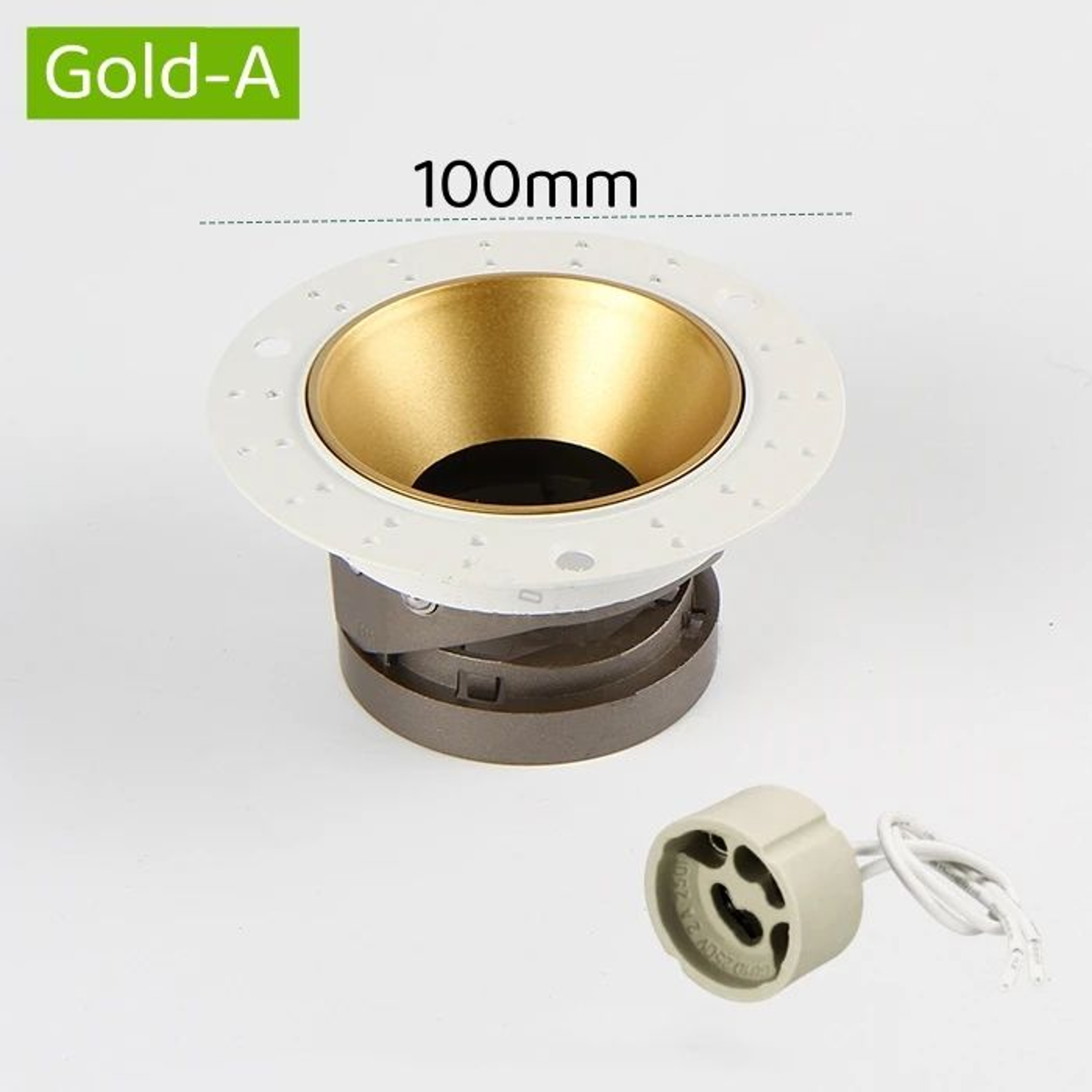 Narrow Rim Recessed Ceiling Downlight Frame GU10 MR16 AntiGlare Spotlight Holder 8