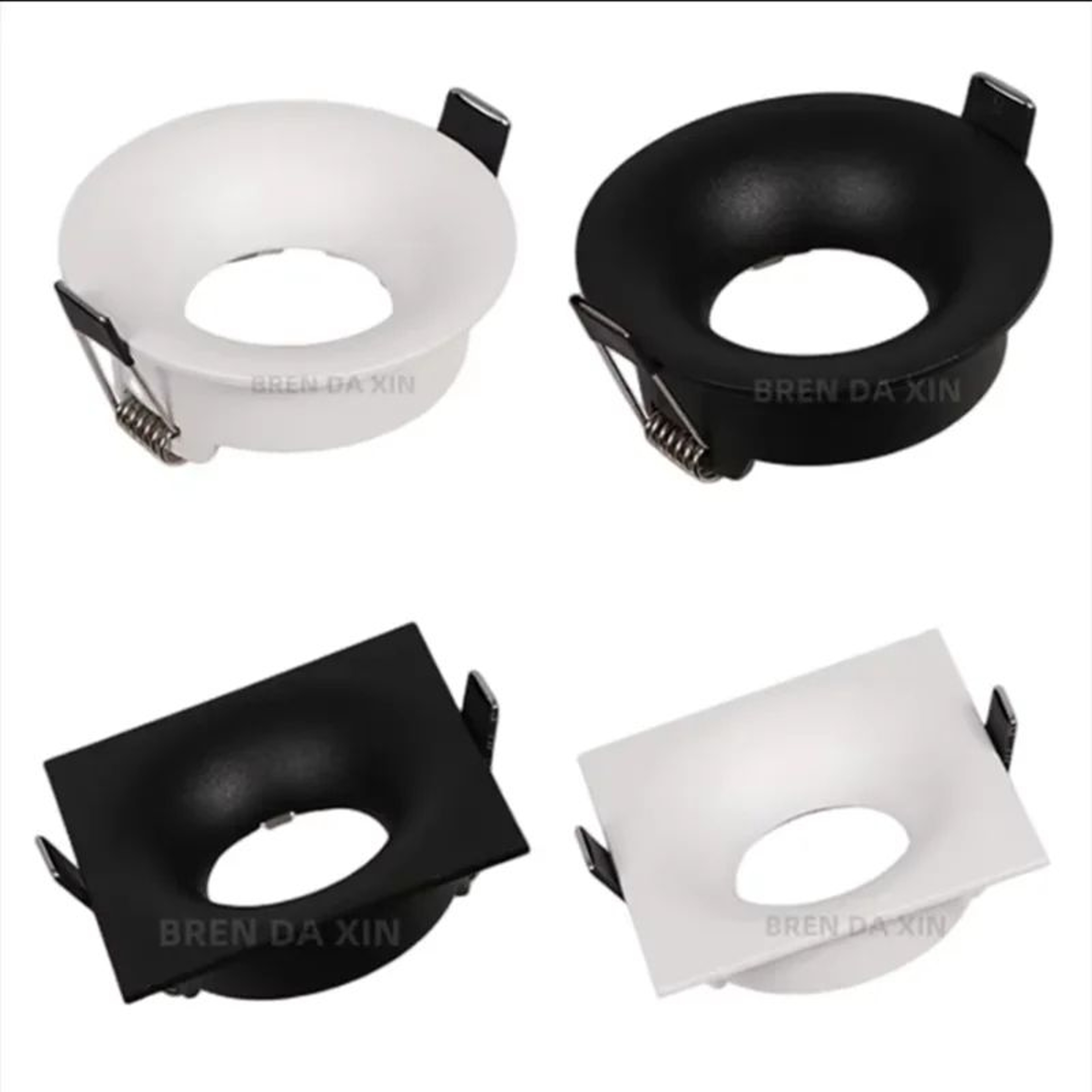 Aluminum GU10 MR16 Spotlight Frame For Modern Indoor Ceiling Lighting 4