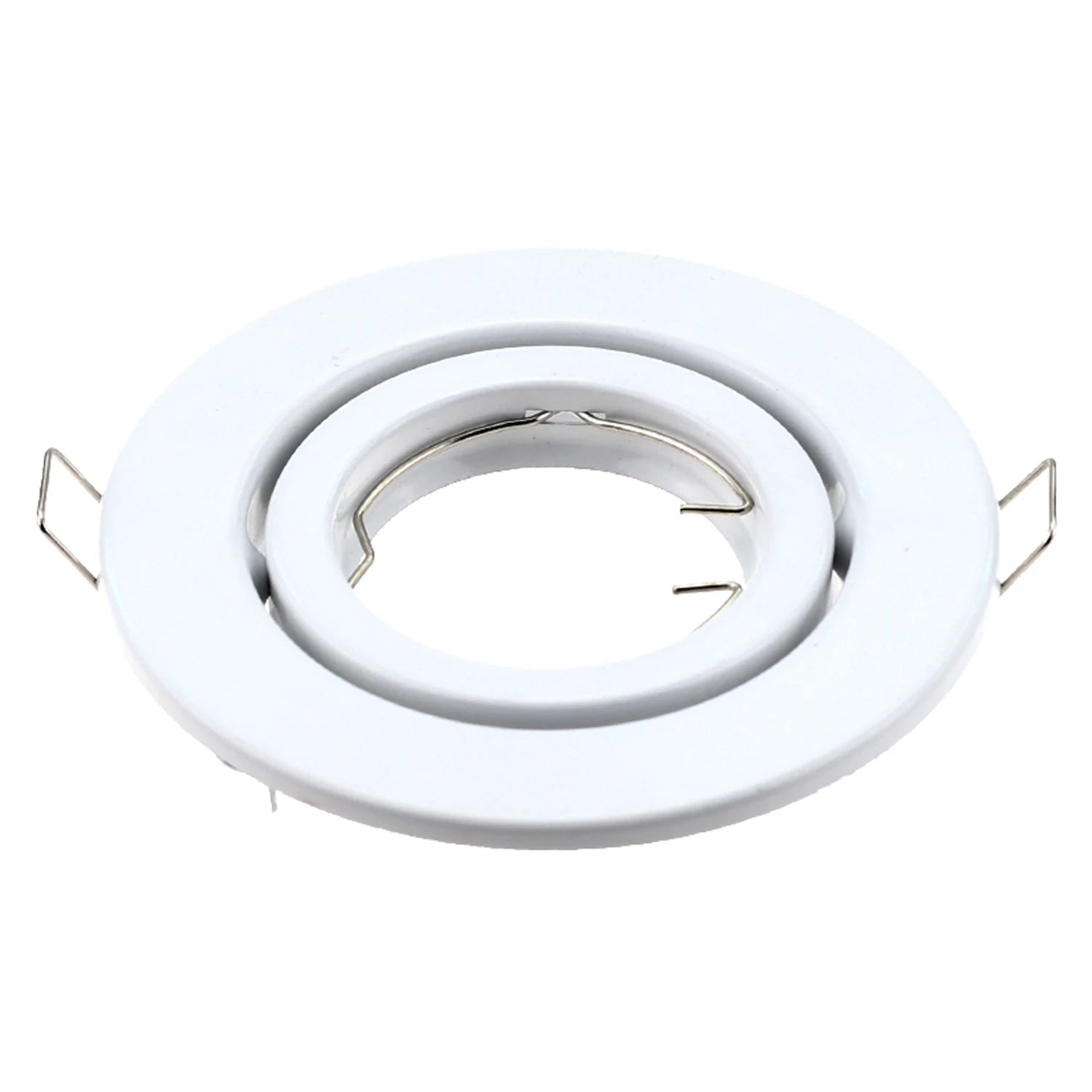 Round Metal Recessed Downlight Frame For GU10 MR16 GU53 Ceiling Spotlights 5