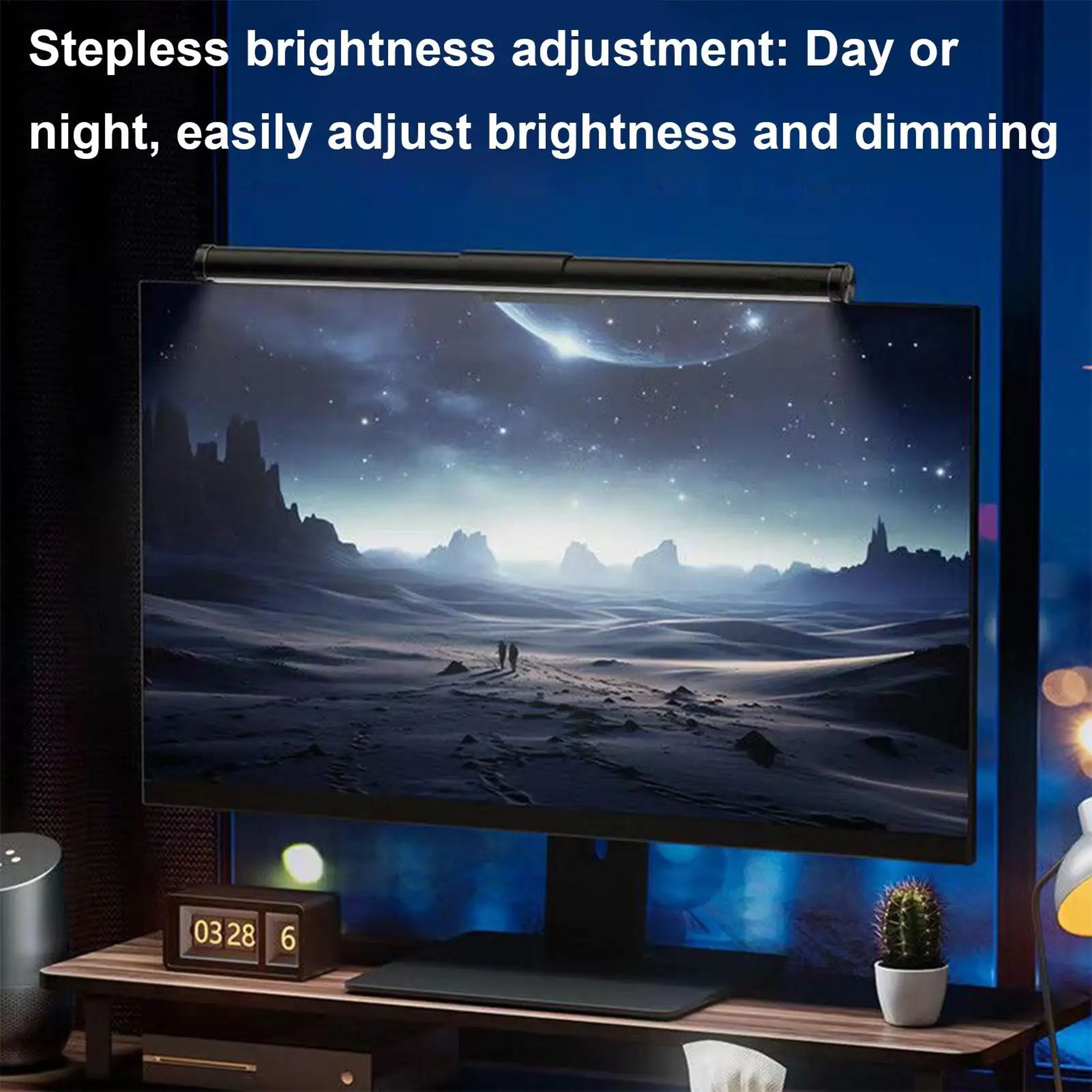 Adjustable LED Monitor Light Bar With 3 Color Modes And AntiGlare Desk Lighting 5