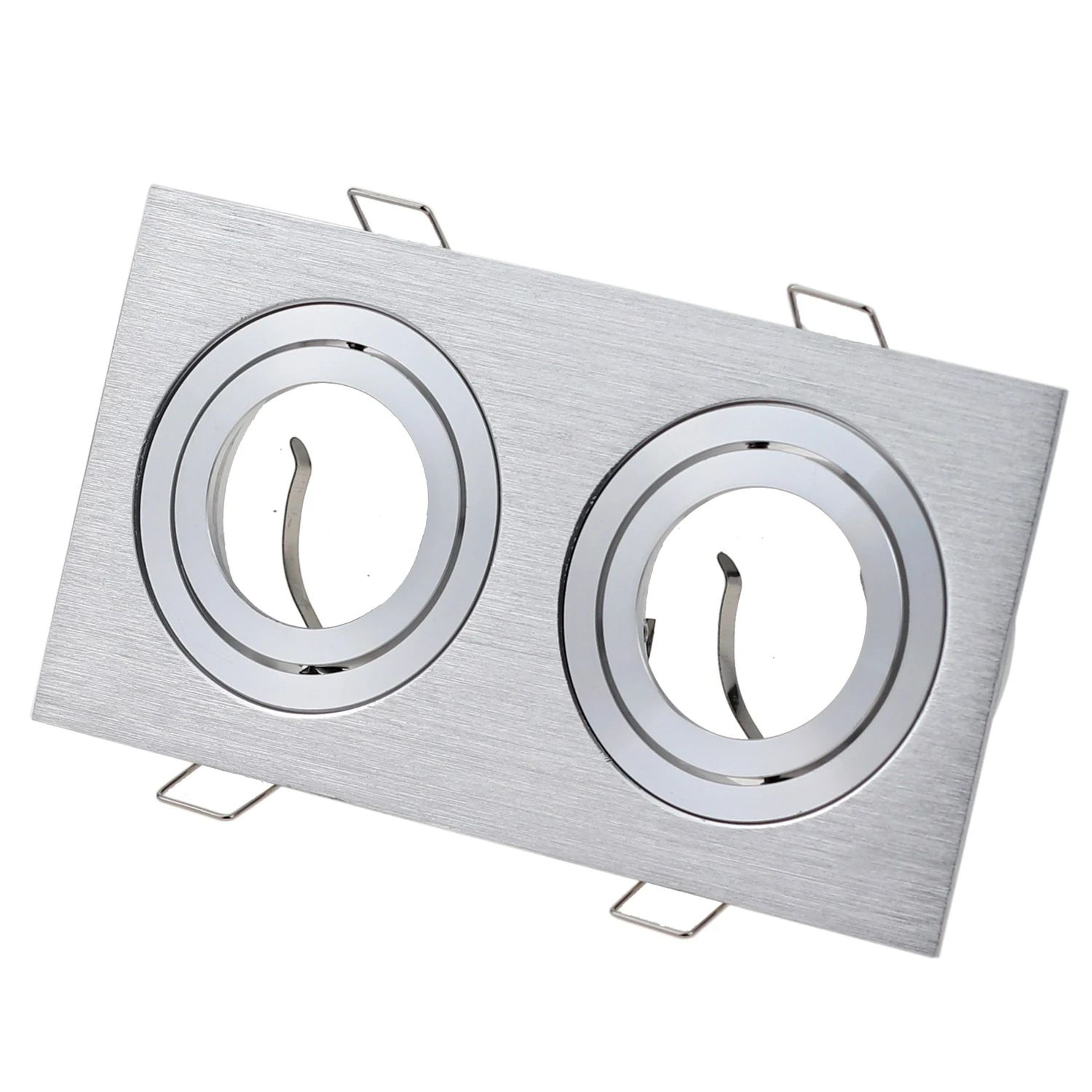 Square Recessed Ceiling Spotlight Frame GU10 MR16 With 276 Inch Cutout 12