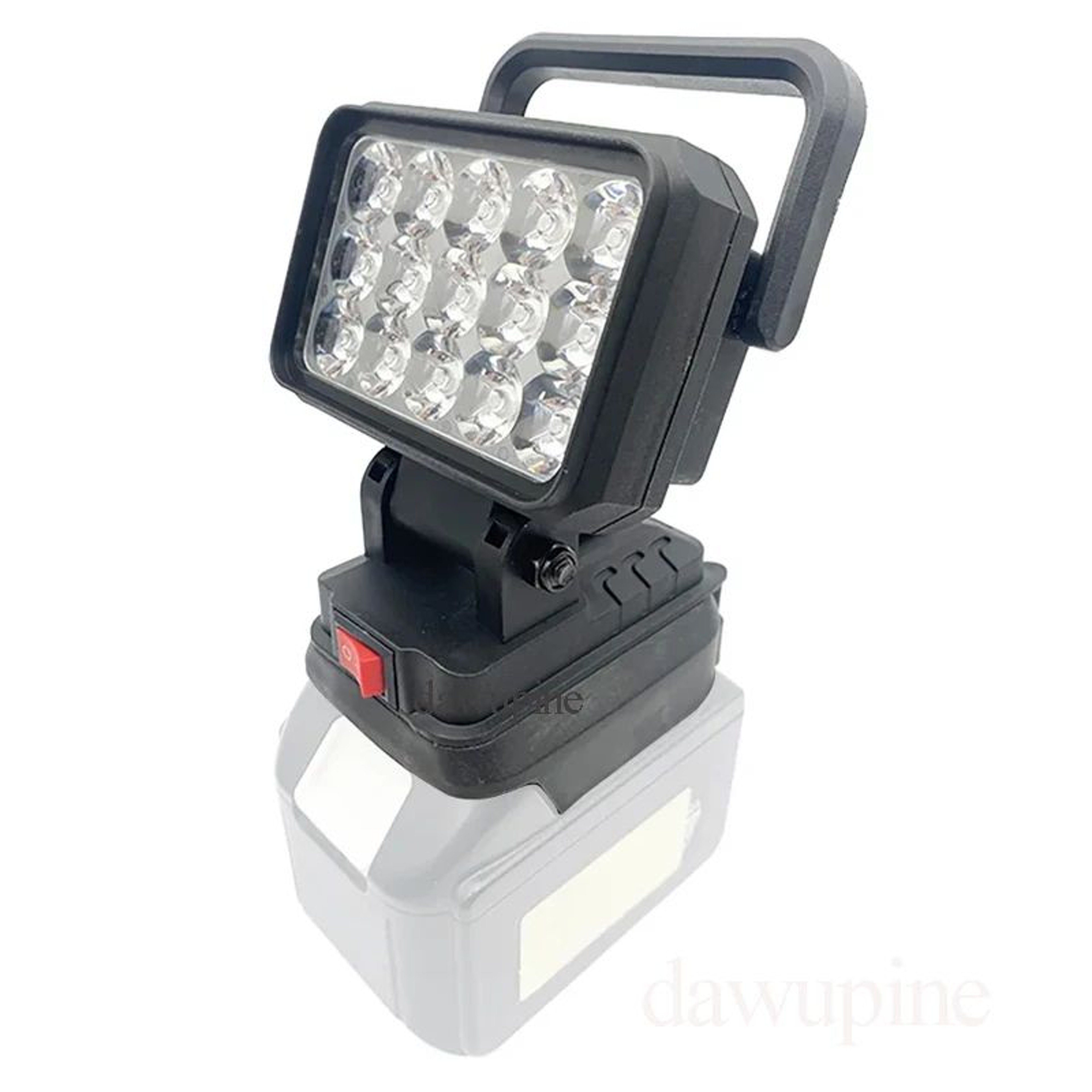 15 LED Cordless Work Light For 18V LiIon Batteries Portable Spotlight Flashlight 5