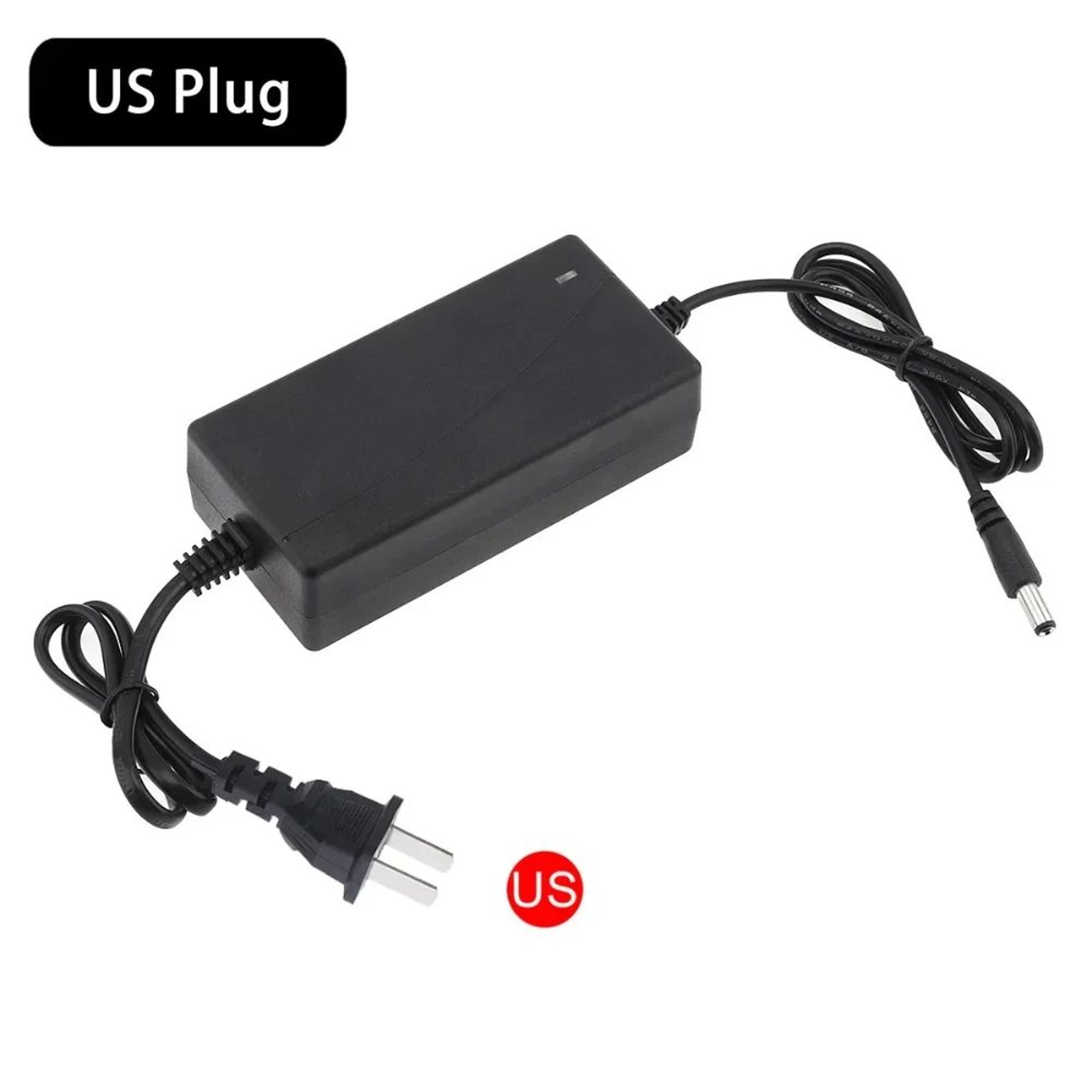 21V 2A Universal Lithium Battery Charger DC Power Adapter With EU Or US Plug 1